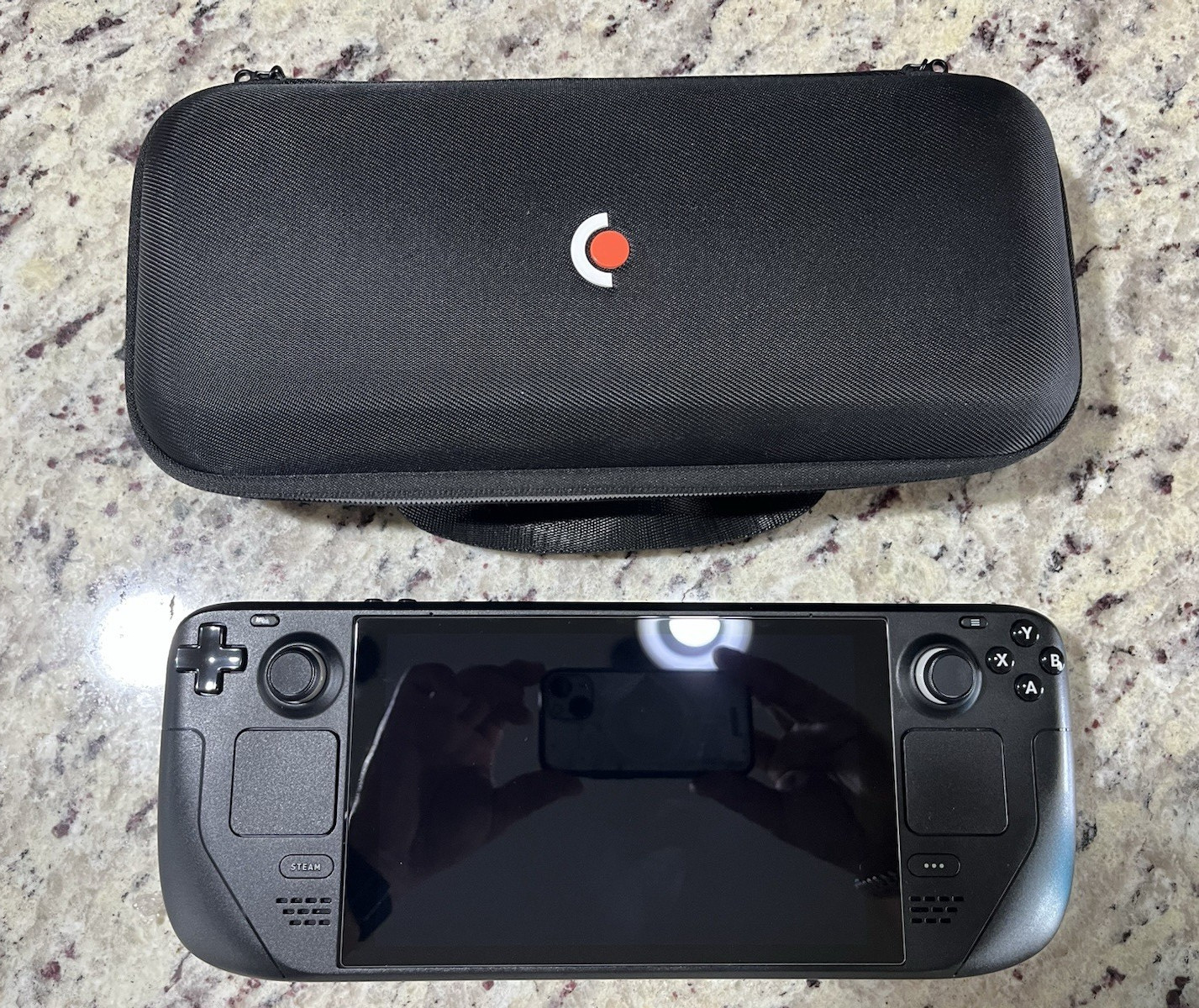 Valve Steam Deck 256GB Black Handheld System Touchscreen w/ Carrying Case