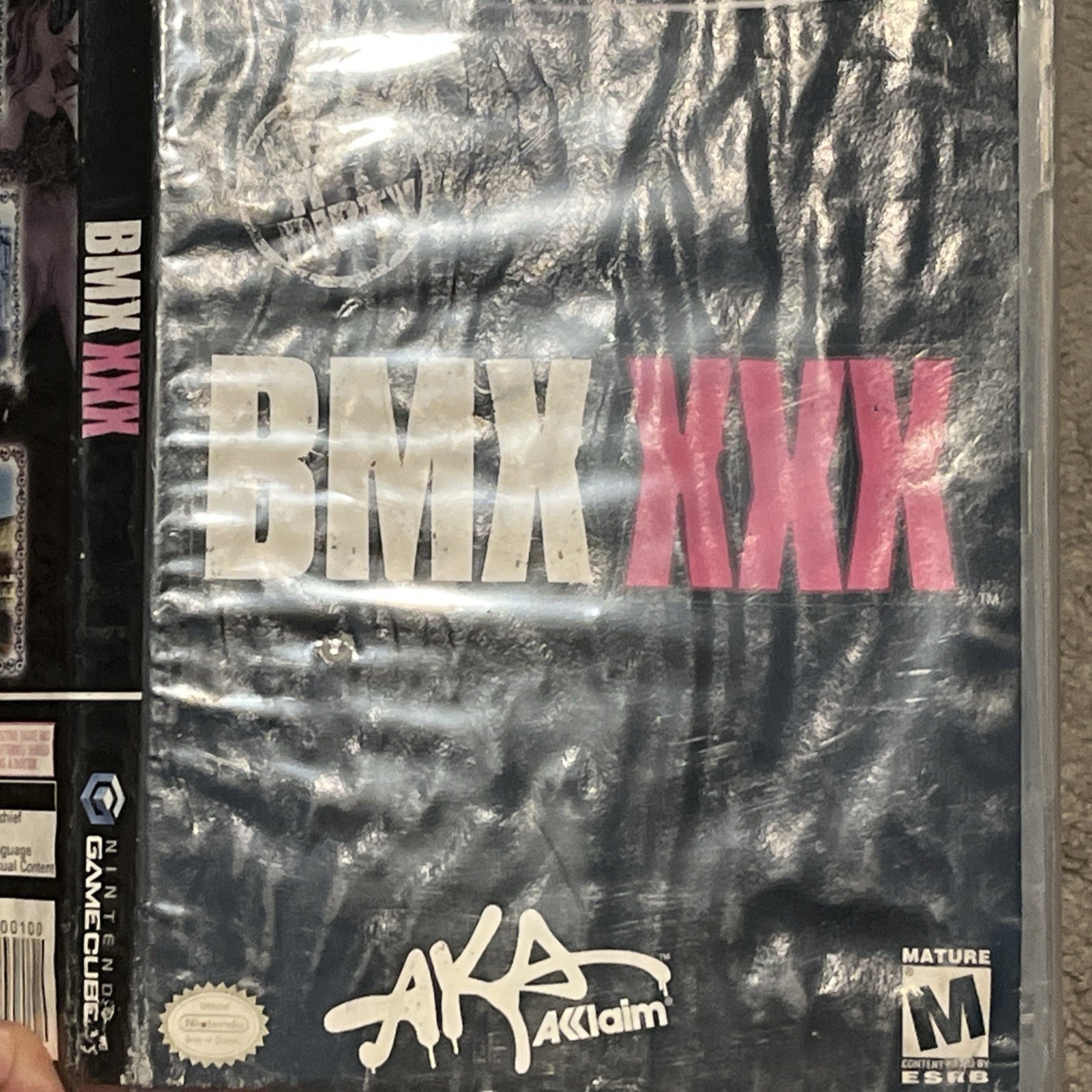 BMX XXX Nintendo Gamecube Complete CIB w/ Poster Manual Reg Card Water Damaged