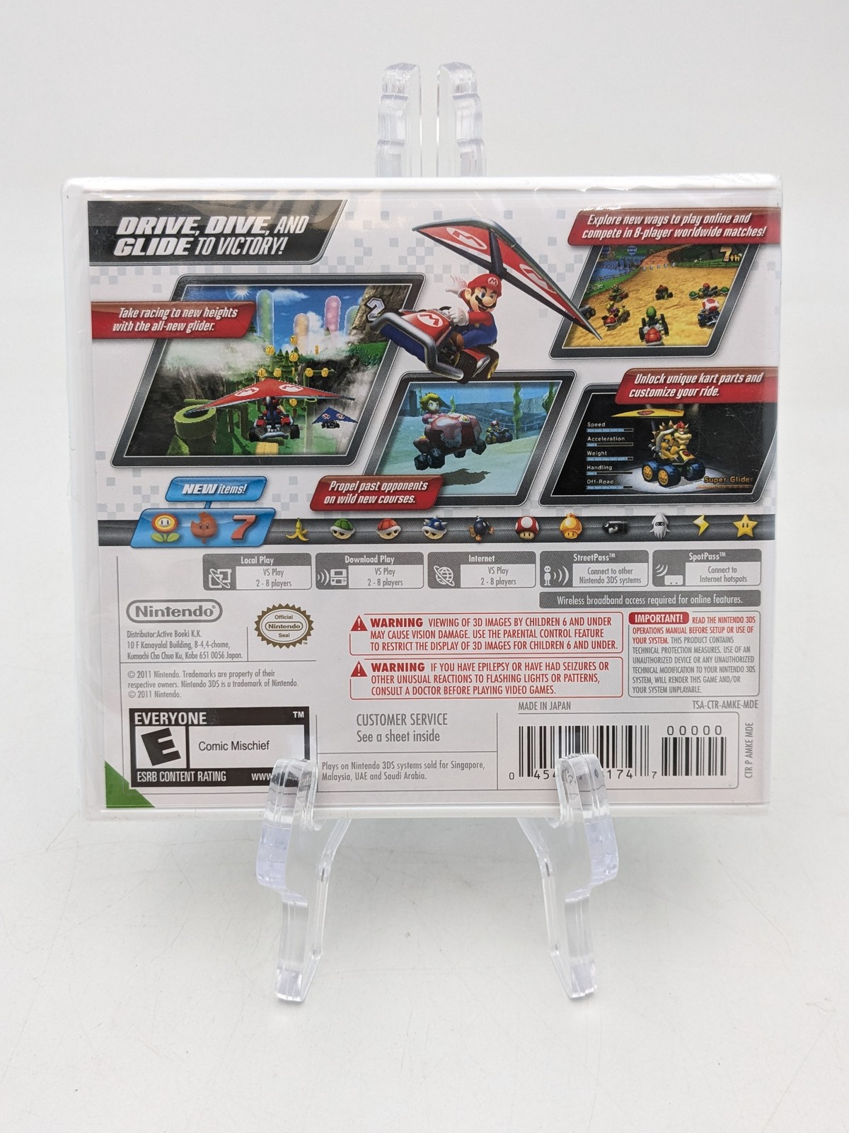 Assorted Mario Nintendo 3DS Video Games Mariokart 7 And Mario & Luigi Lot of 4