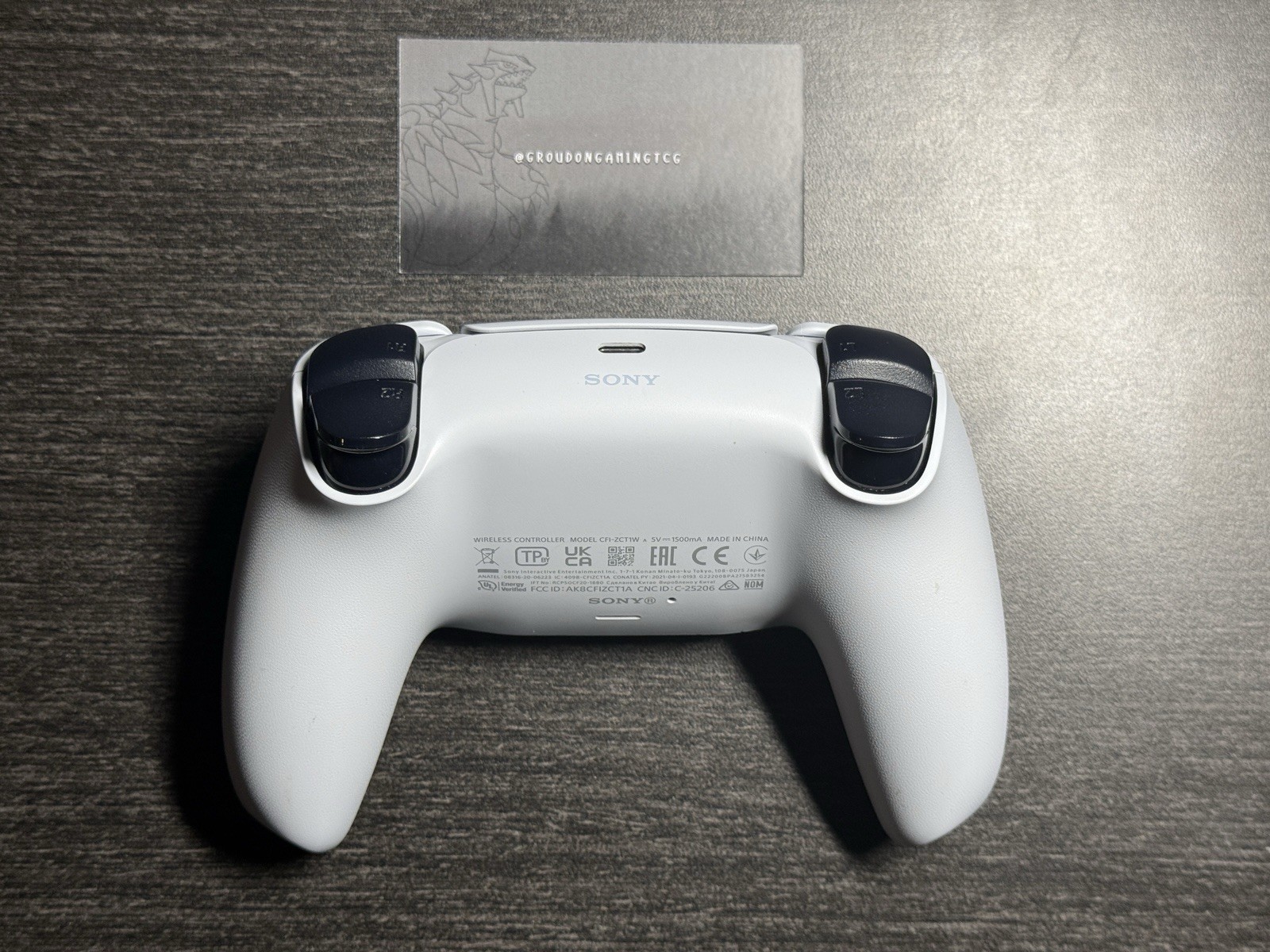 Sony PlayStation 5 PS5 DualSense Wireless Controller White CFI-ZCT1W TESTED