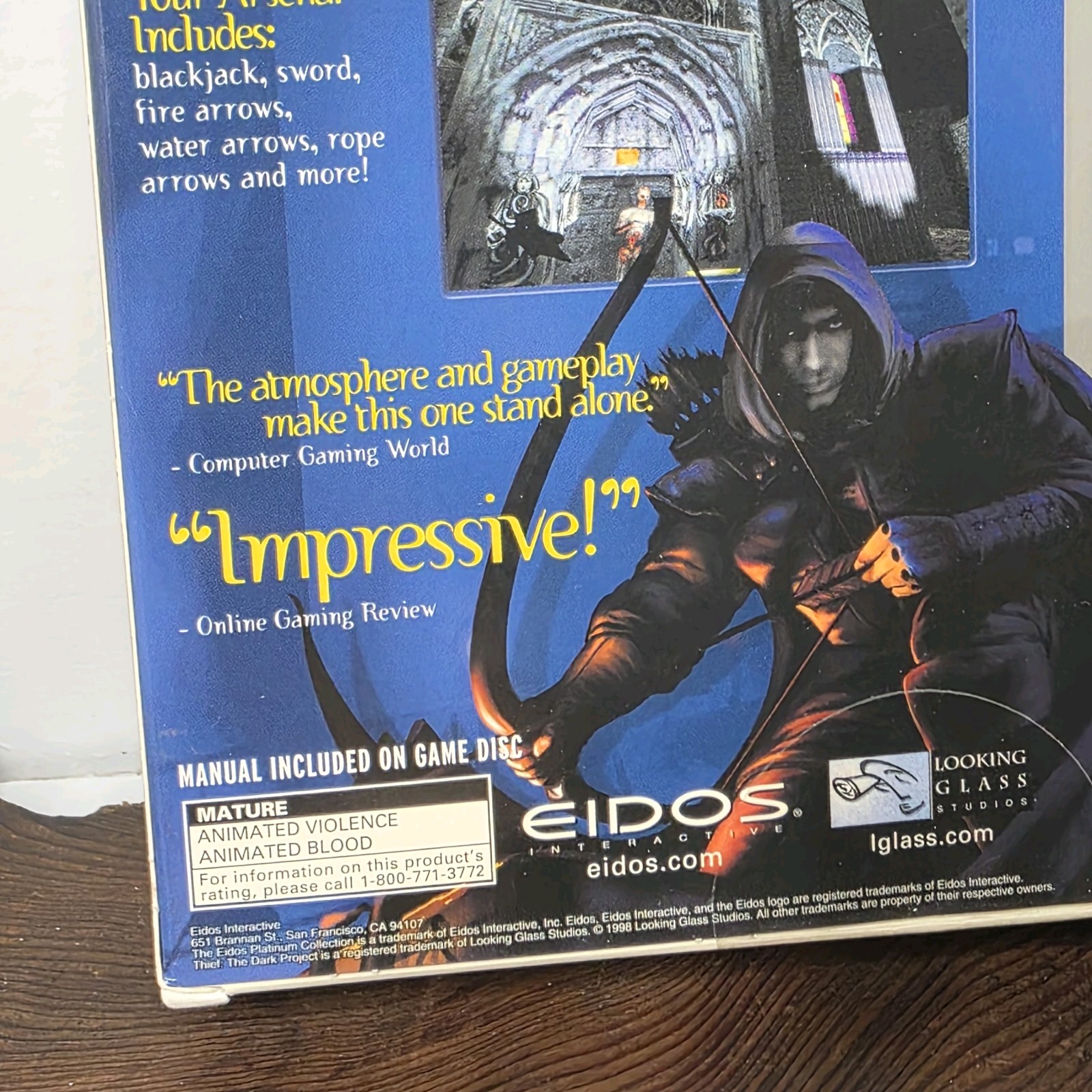 Eidos Computer Wargame Thief – The Dark Project Platinum Collection + Guide