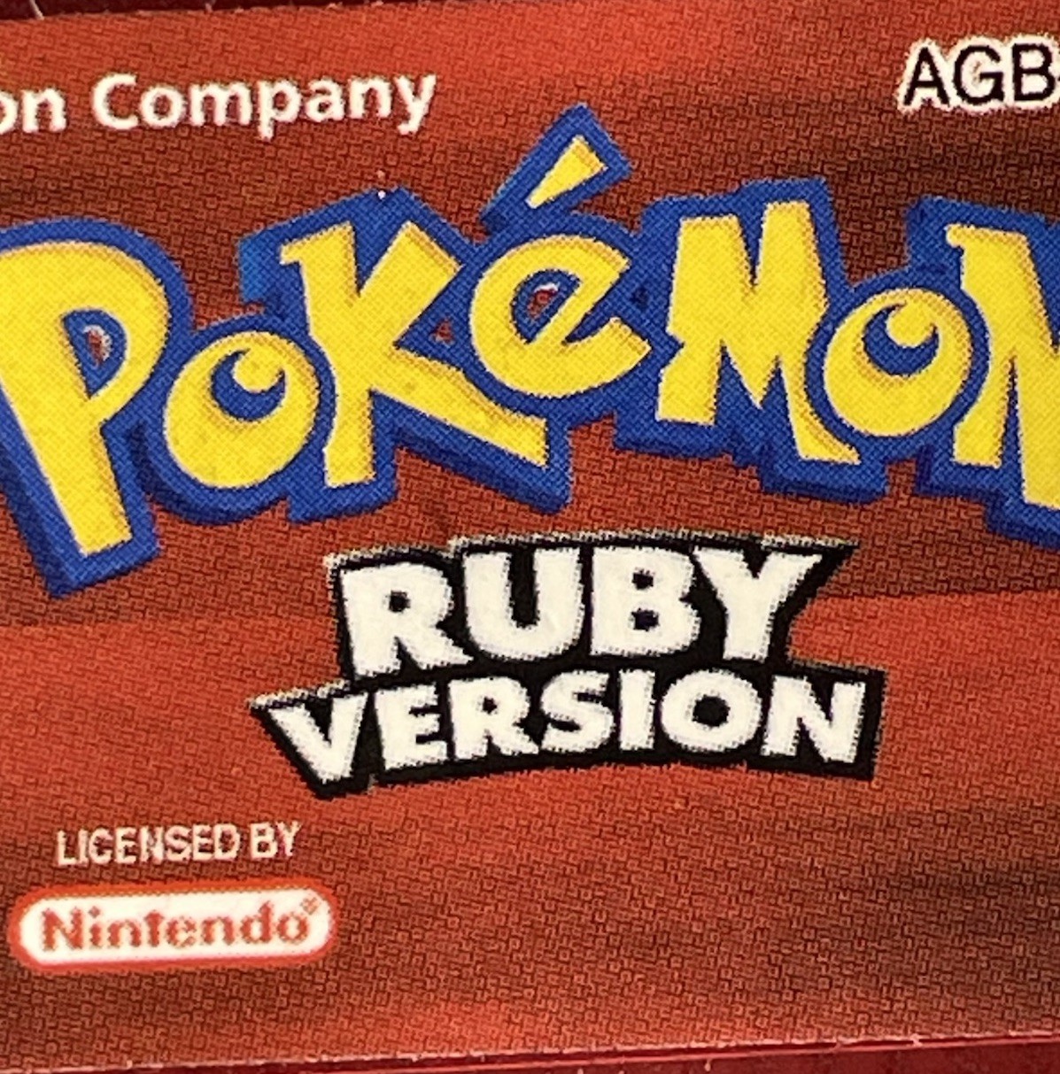 Nintendo Pokémon Ruby Version GBA NTSC-U/C E-Everyone Pokemon Series