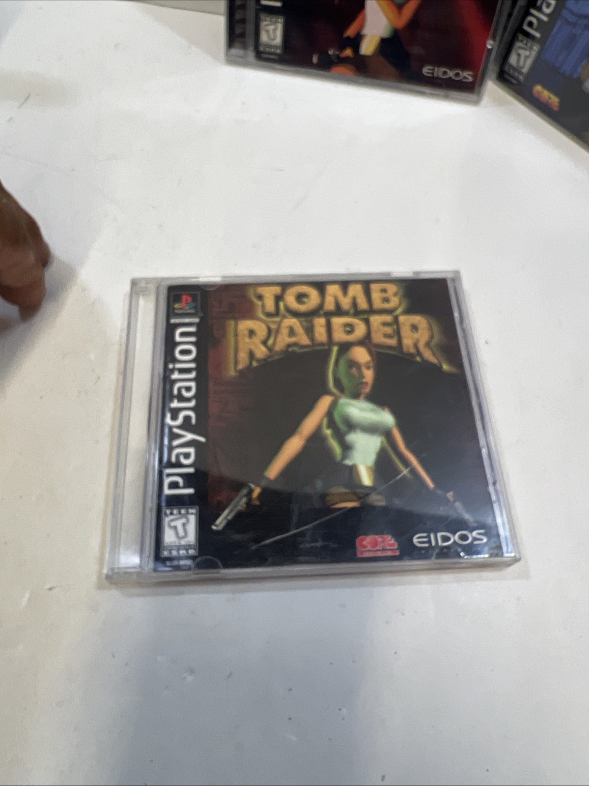 PS1 Playstation One PS 1 Tomb Raider 1, 2, &3 Complete CIB Tested & Working read
