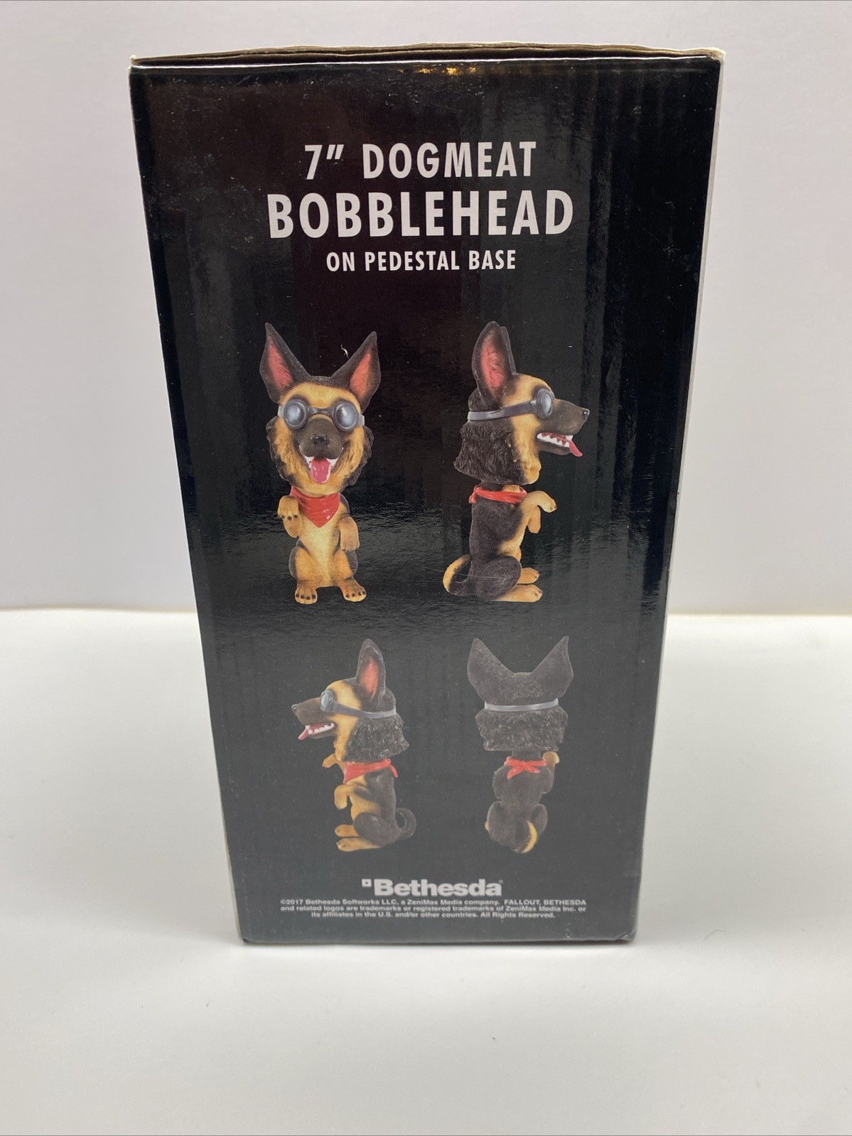 Bethesda Fallout 4 Dogmeat Shepherd 7″ Resin Bobblehead ThinkGeek