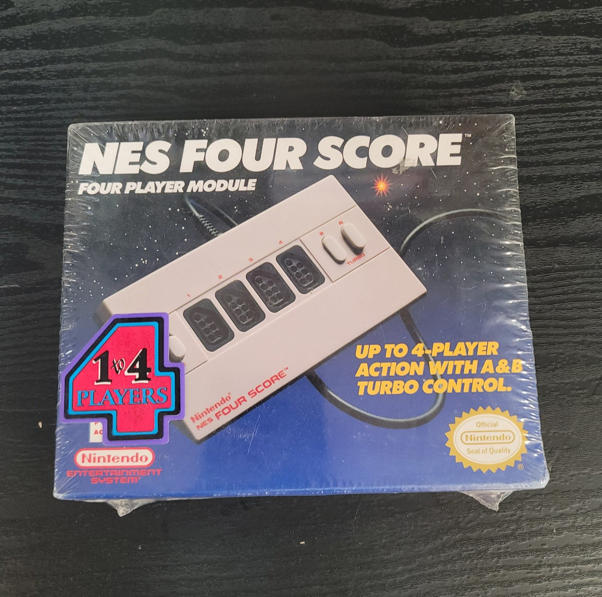 Official Nintendo Entertainment System NES Four Score Module Gray New Sealed 4
