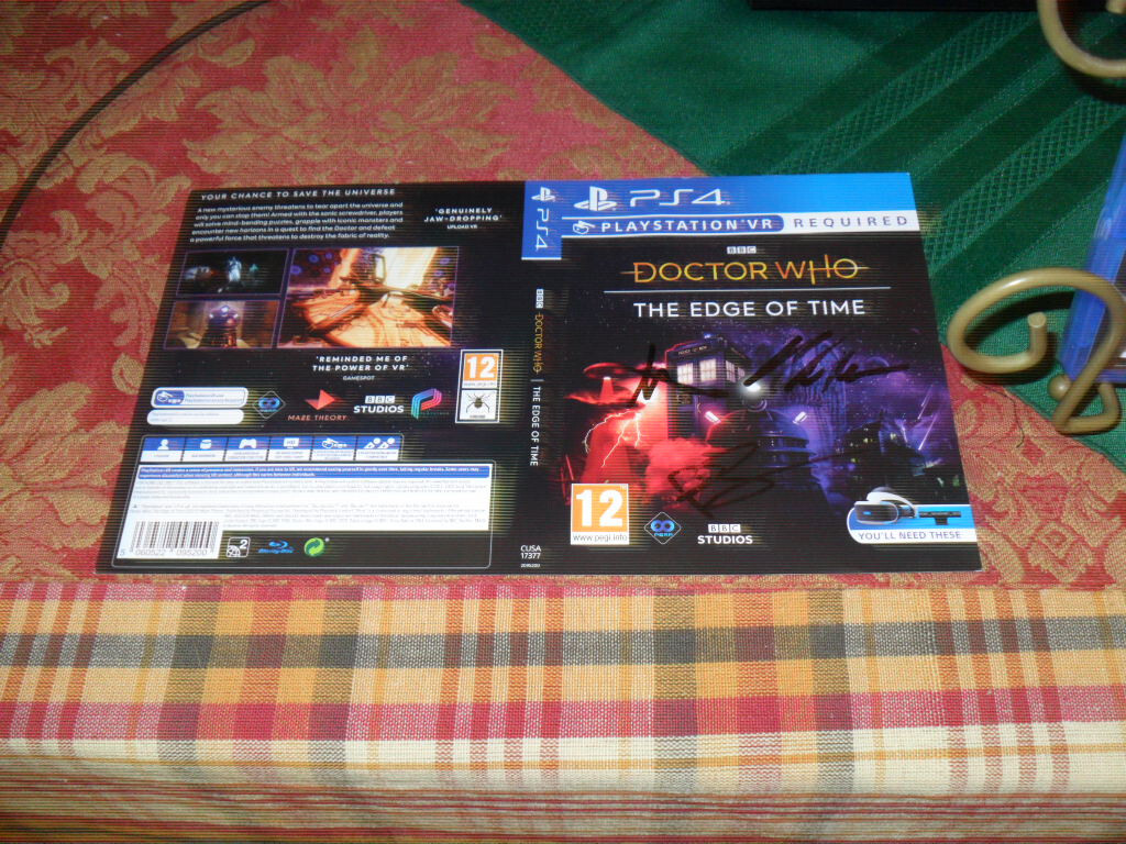 PS4-VR Doctor Who: The Edge of Time: incl. Signature Cover: New/Sealed