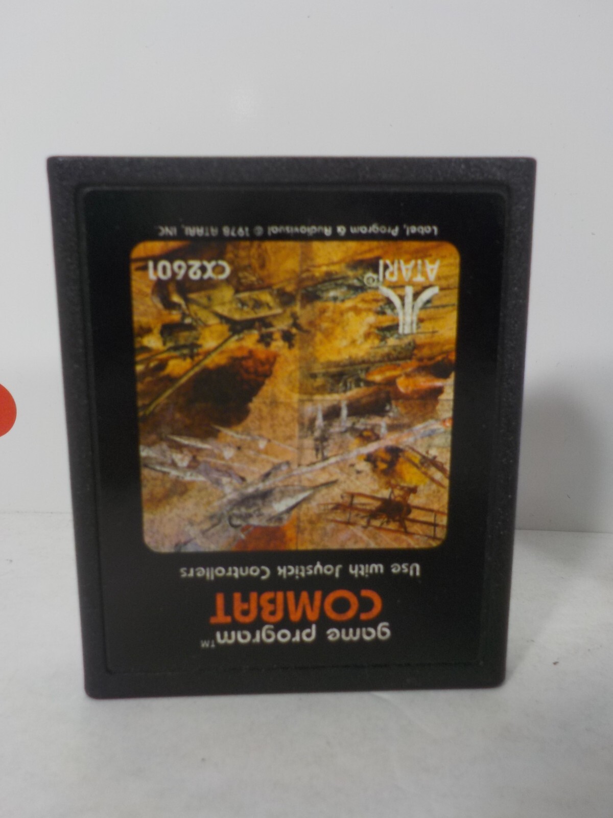 N A129 Atari 2600 Game w/ Manual Lot Combat & Human Cannonball