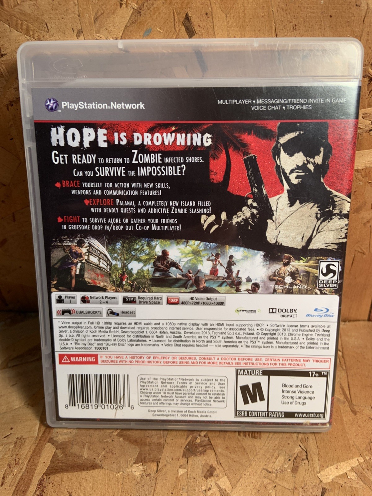 Dead Island: Riptide -Special Edition TESTED AND WORKING ( CHECK VIDEO ) C I B