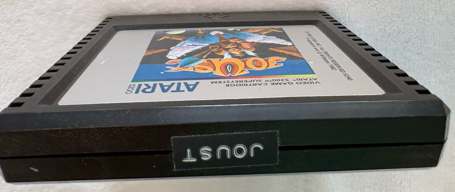 TESTED Joust VGC (Atari 5200, 1983) Game Cartridge – Video