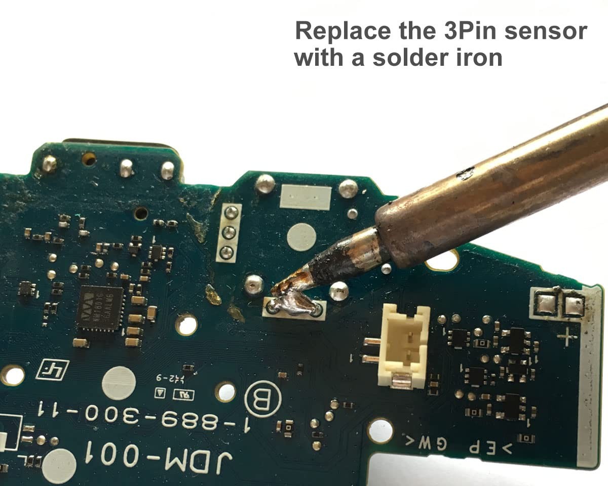 8X ALPS 2.1K Replacement Potentiometer + Drift Fix PCB for PS5 DualSense, PS4…