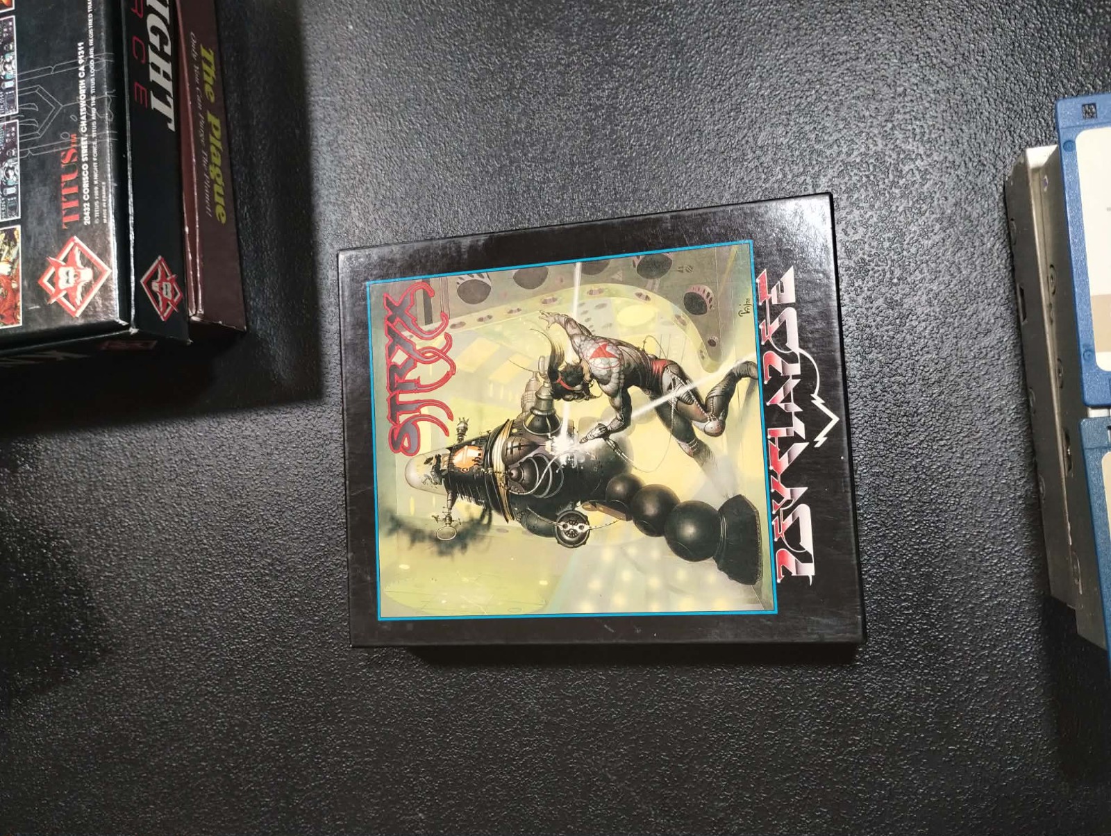Amiga games lot, boxes and boxed game