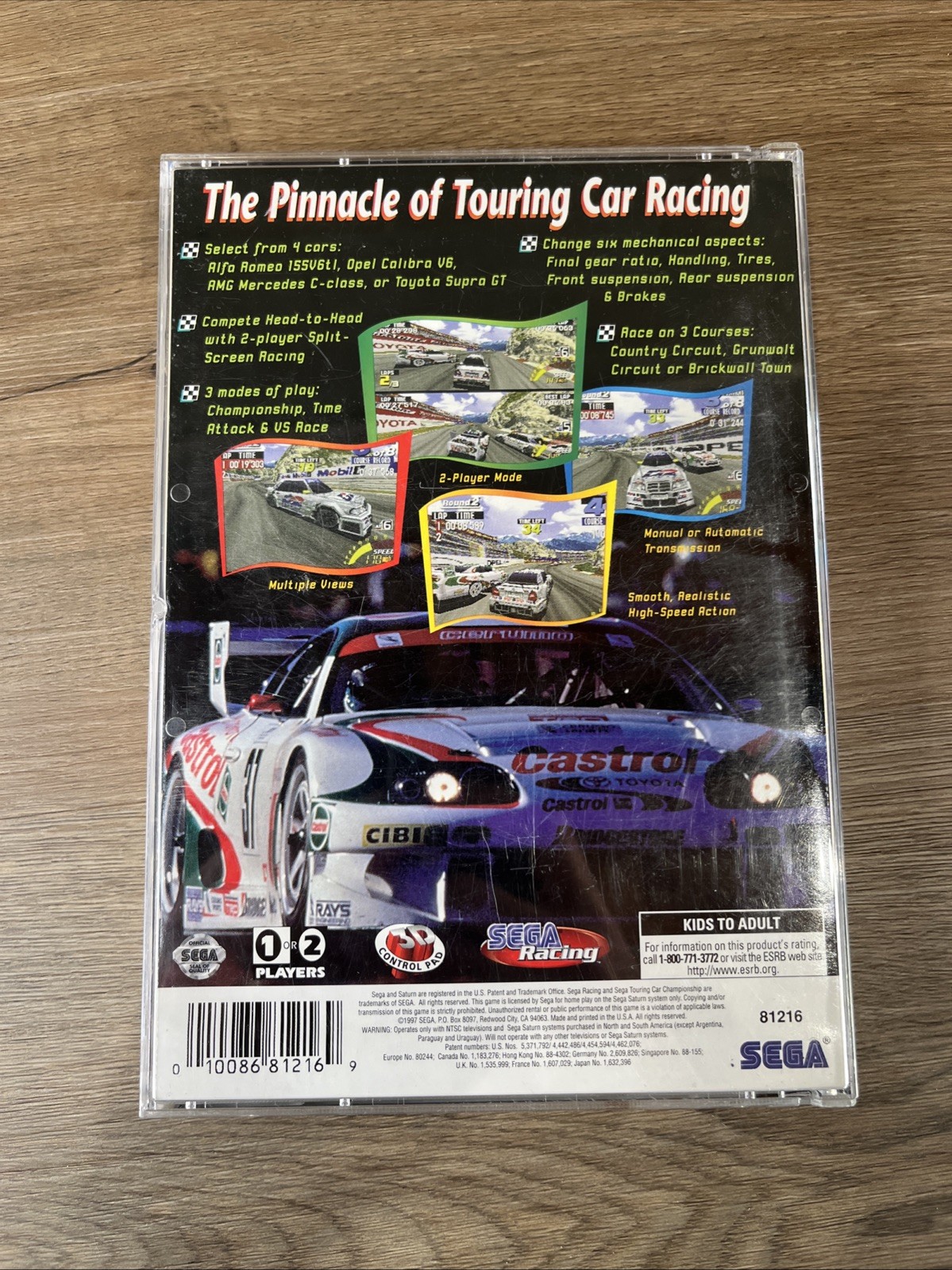 Sega Touring Car Championship (Sega Saturn, 1997) Tested- Fast Ship!