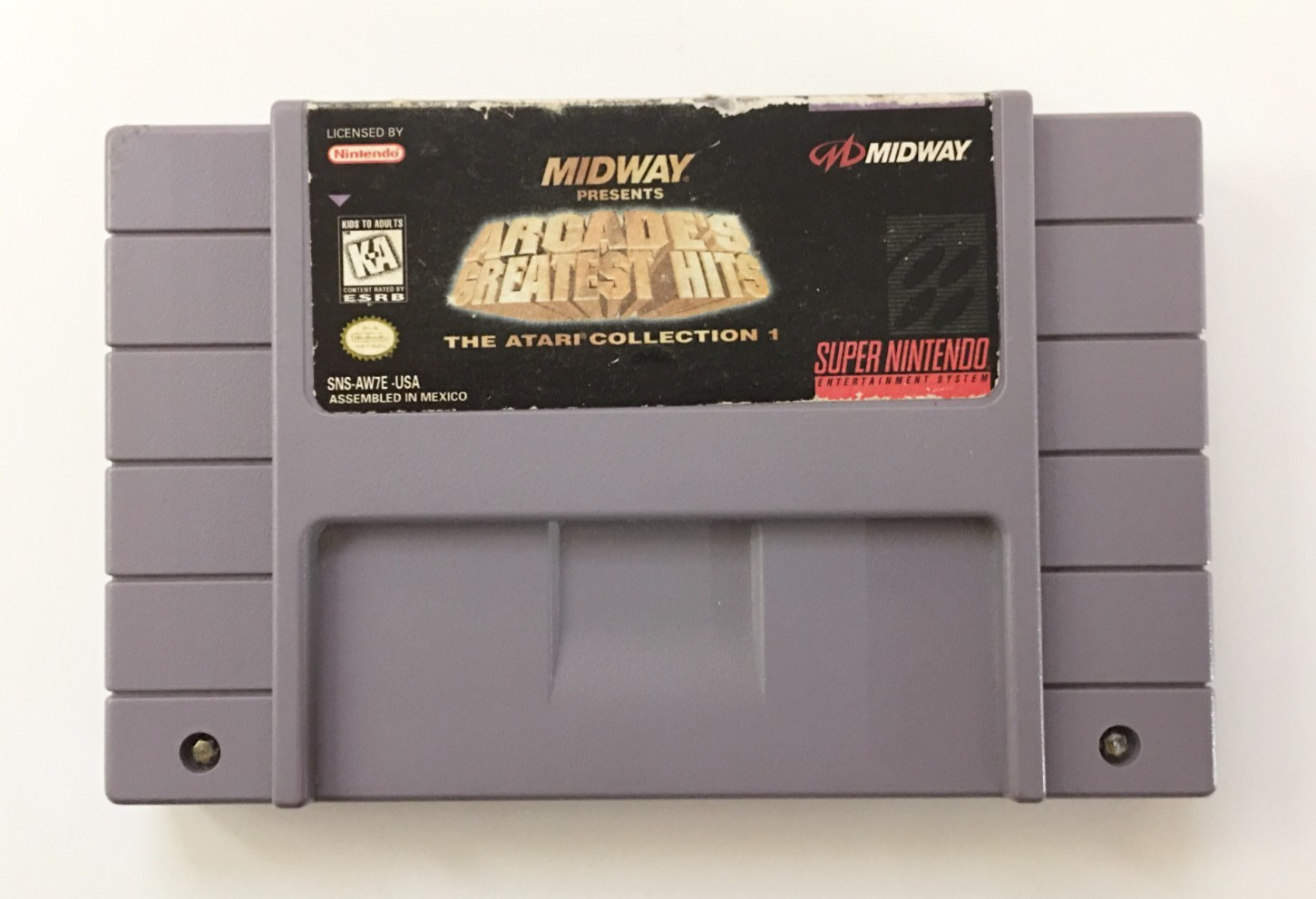 Midway Arcade’s Greatest Hits (Super Nintendo, 1996) SNES – Cartridge – Tested