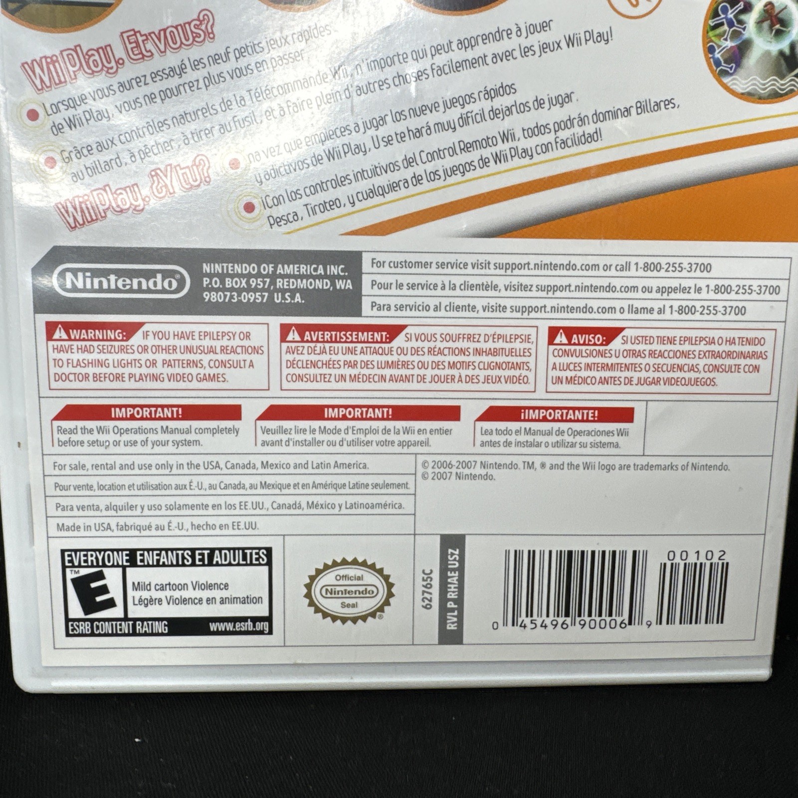 Wii Play Game Complete (Nintendo Wii) with Manual – Tested And Working