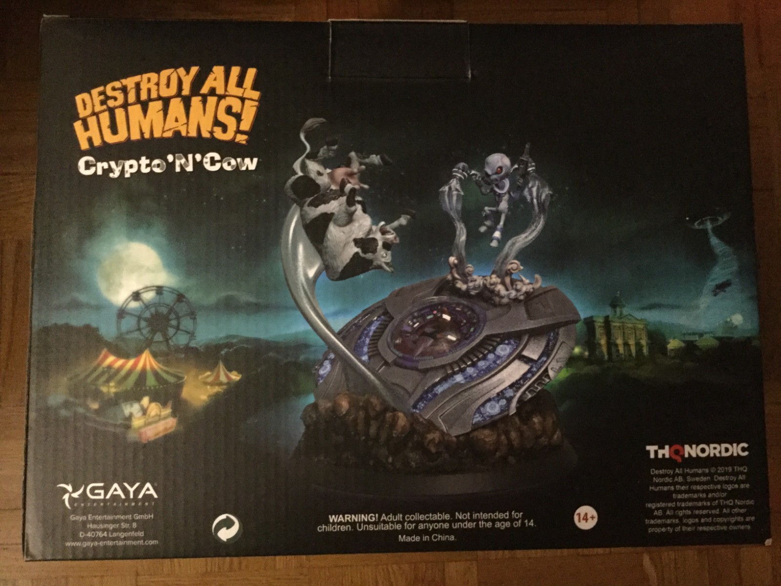 Destroy All Humans! Collector’s Edition Crypto’N’Cow Statue Figure Only
