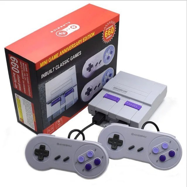 Super Classic Mini Entertainment System SNES Included 21 Games 1SET NO USED