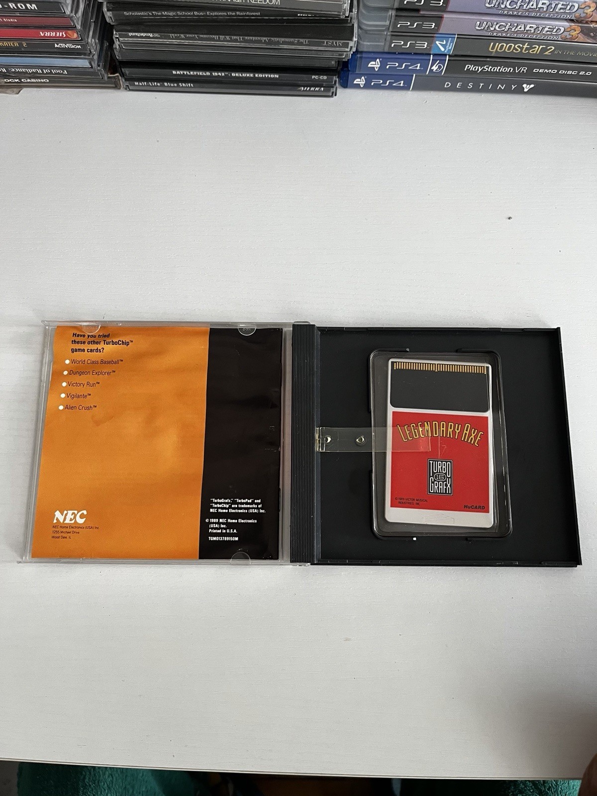 The Legendary Axe NEC TurboGrafx-16 Game, Complete With Case And Manual