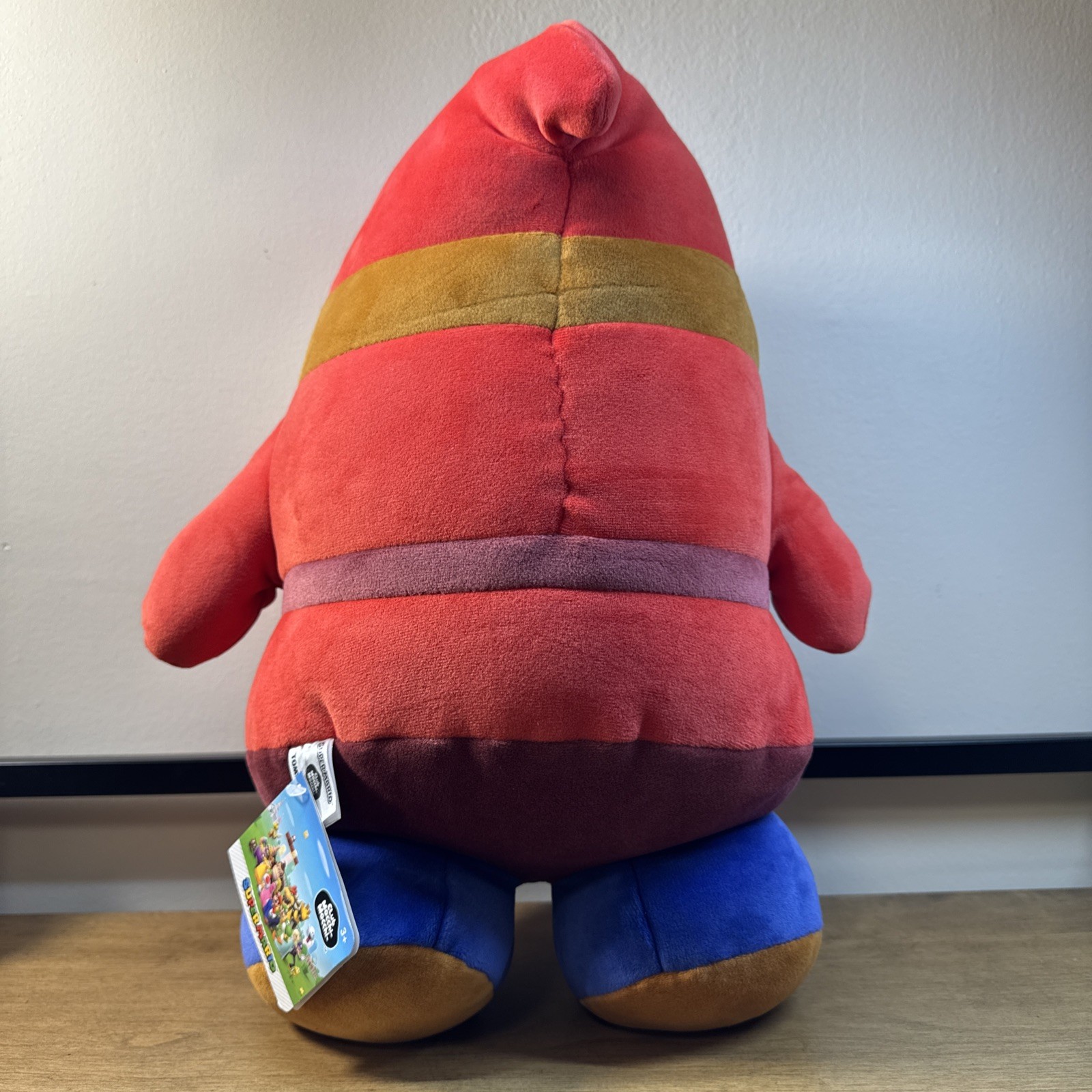 Tomy Shy Guy Plush Doll Washable Super Mario Club Mocchi Video Game size 15”