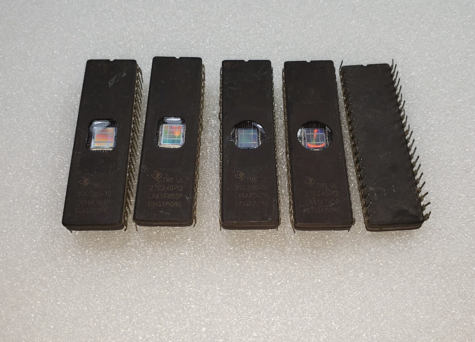 6 x EPRom IC ( 27C240 ) for PCB Board Video Arcade Parts Singapore