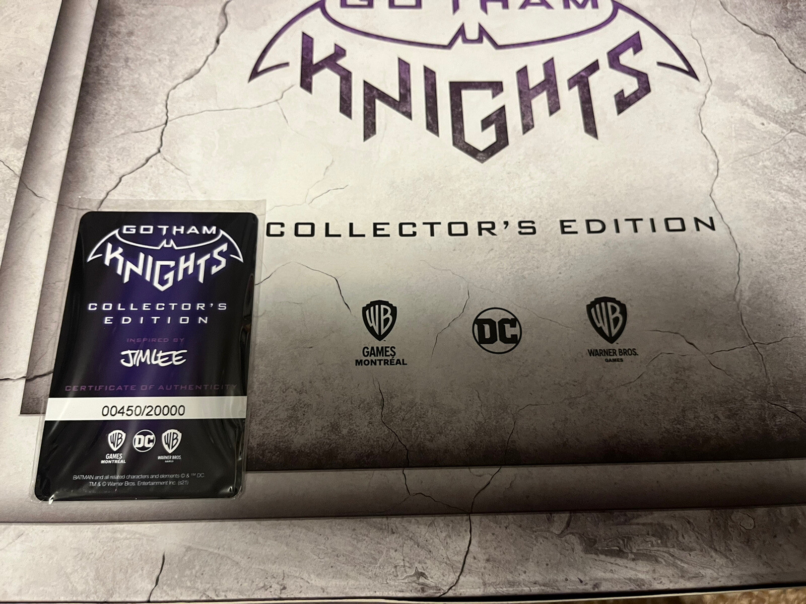 Gotham Knights Collector’s Edition Hero Diorama Statue w/ COA ￼*NEW* #405 LOW SN