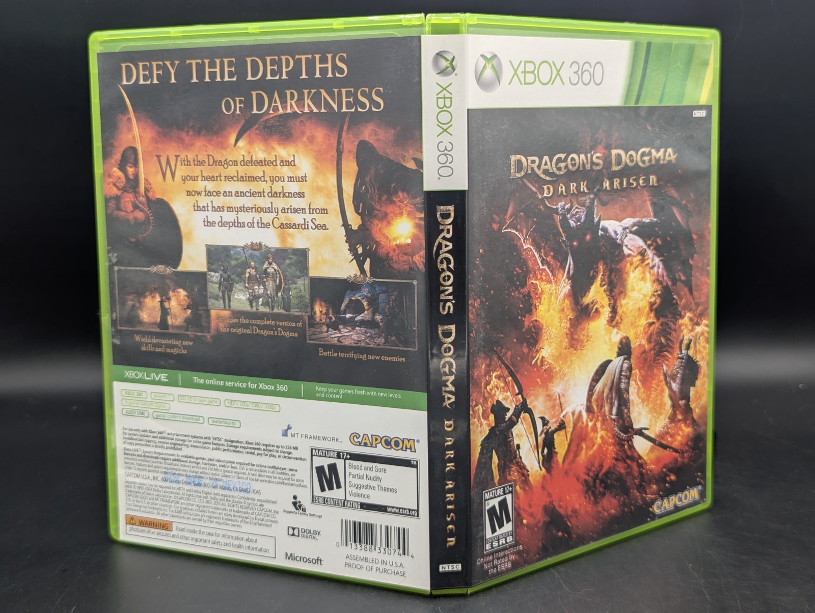Dragon’s Dogma Dark Arisen ( Microsoft Xbox 360 ) Mint Disc – Tested