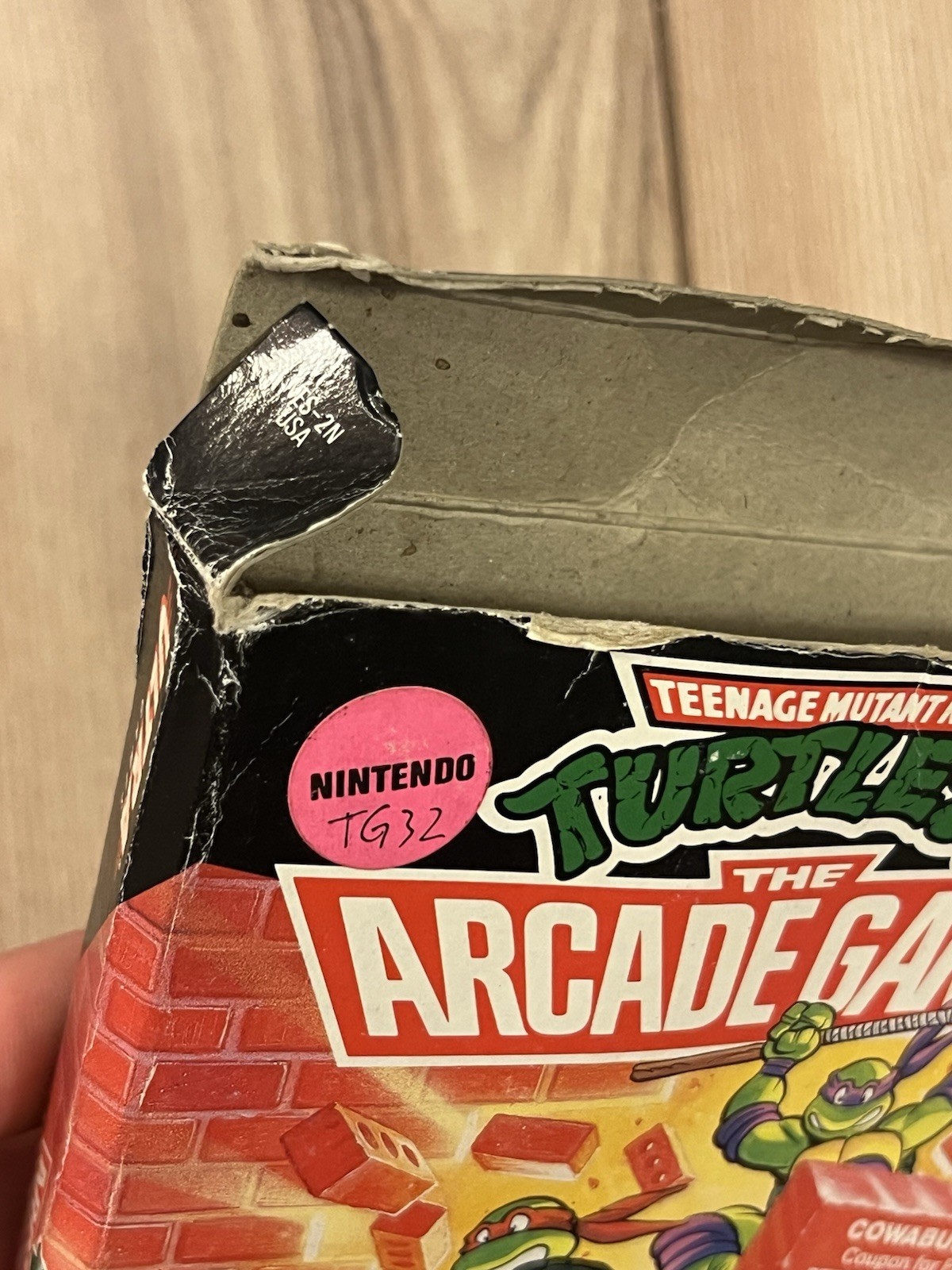 Teenage Mutant Ninja Turtles II: The Arcade Game (Nintendo NES, 1990) No Manual