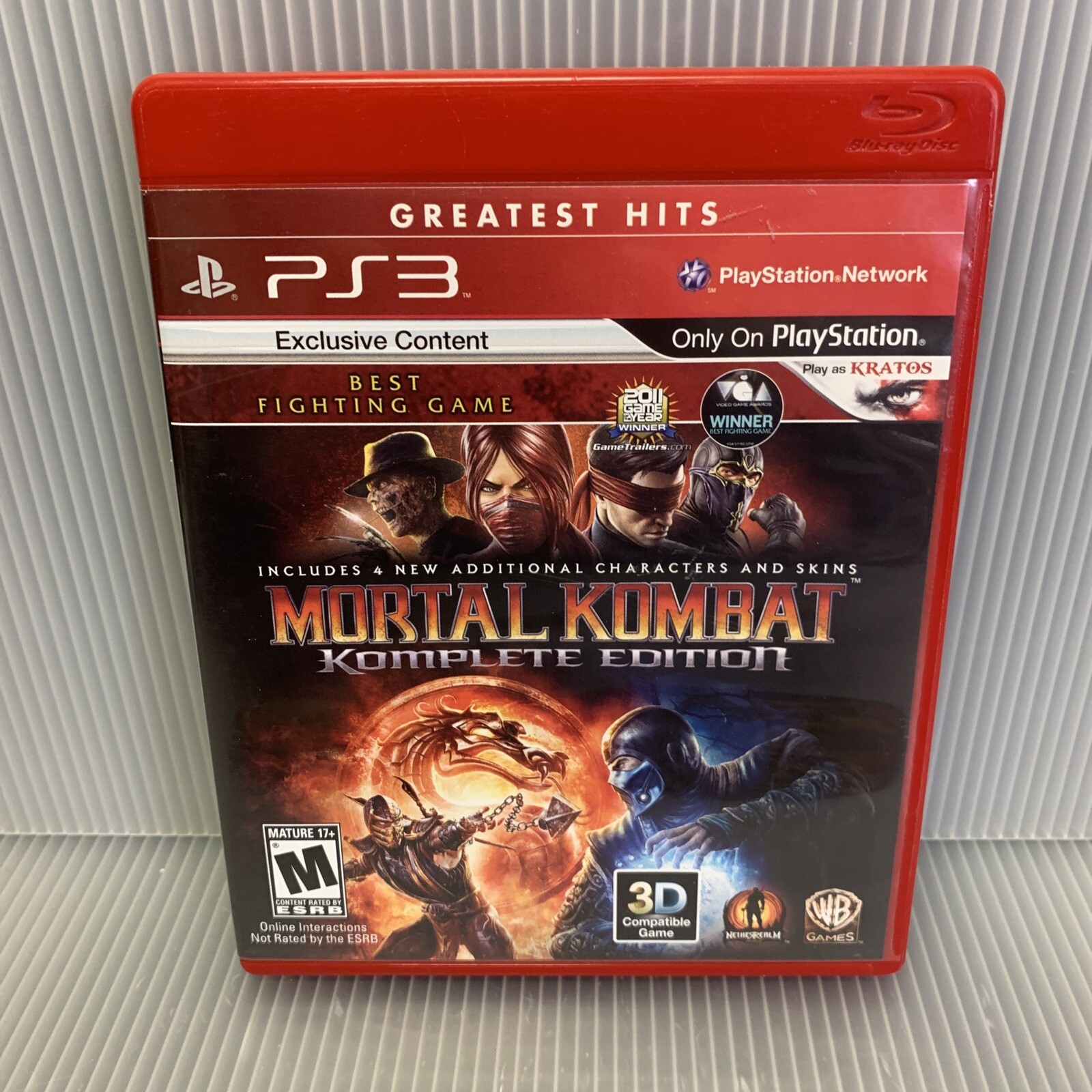 Mortal Kombat: Komplete Edition (Sony PlayStation 3 PS3 Game) Complete w/ Manual