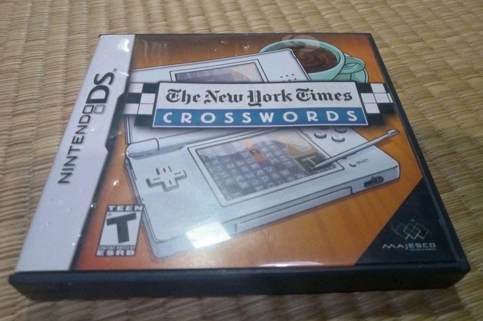 New York Times Crosswords (Nintendo DS, 2007) CIB manual, game, artwork,