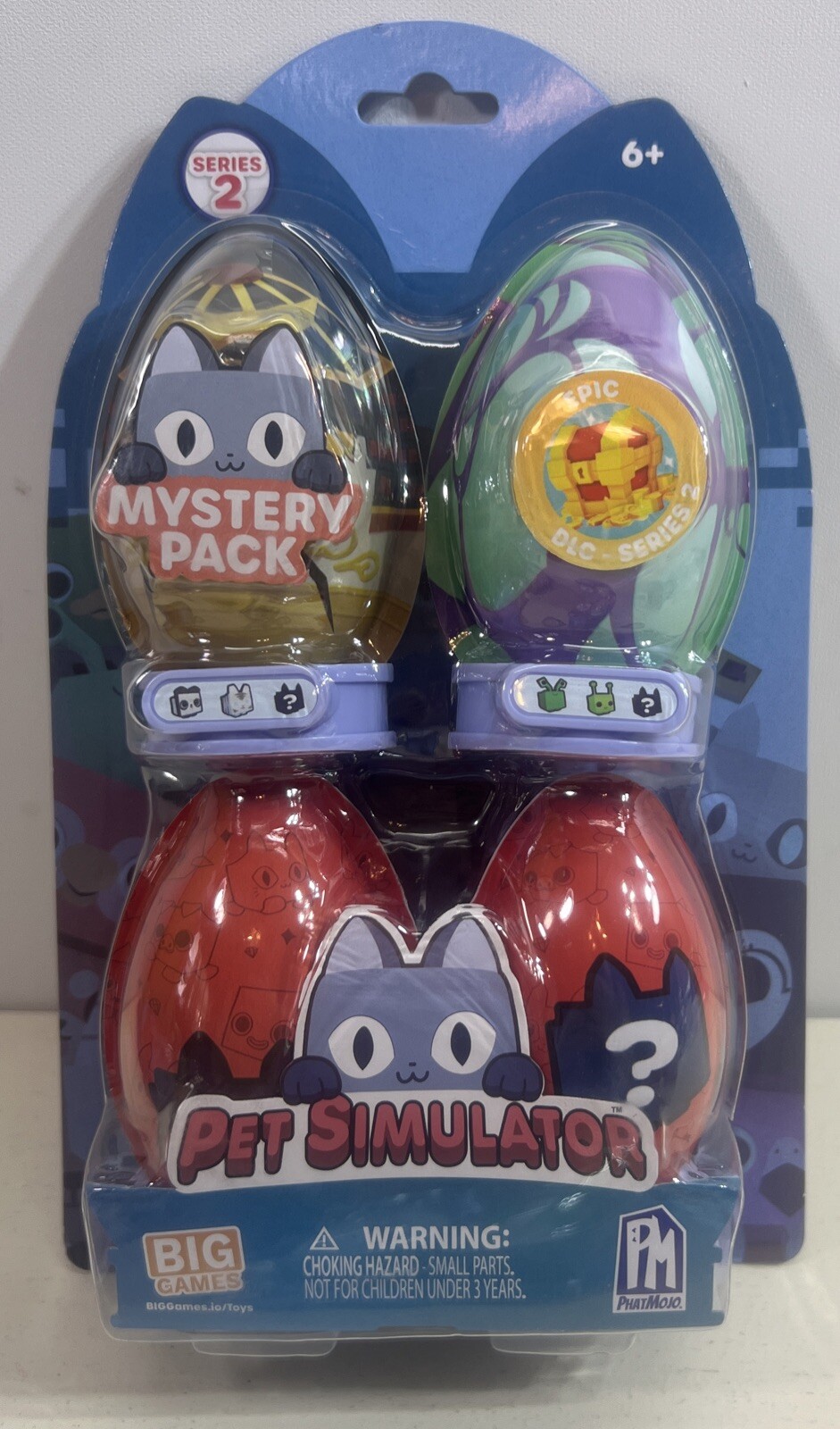 Phatmojo Pet Simulator X Mystery Pack Series 2 – 4 Pack Set NEW *READ*