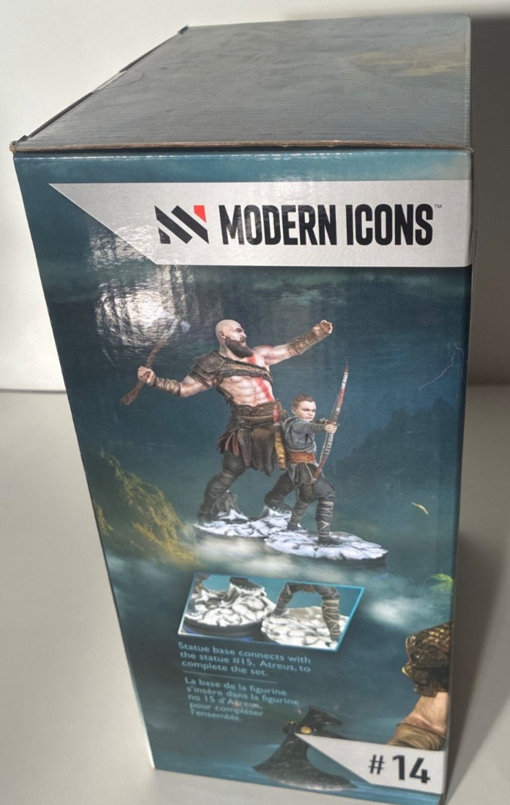 God Of War Kratos Modern Icons 1/9 Scale Statue ABS/PVC New In Box # 14