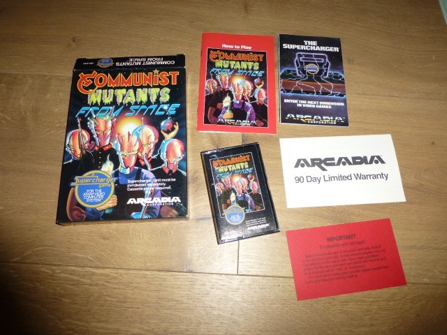 Supercharger Starpath Arcadia Atari 2600 COMPLETE SET #1-12 CIB Complete In Box