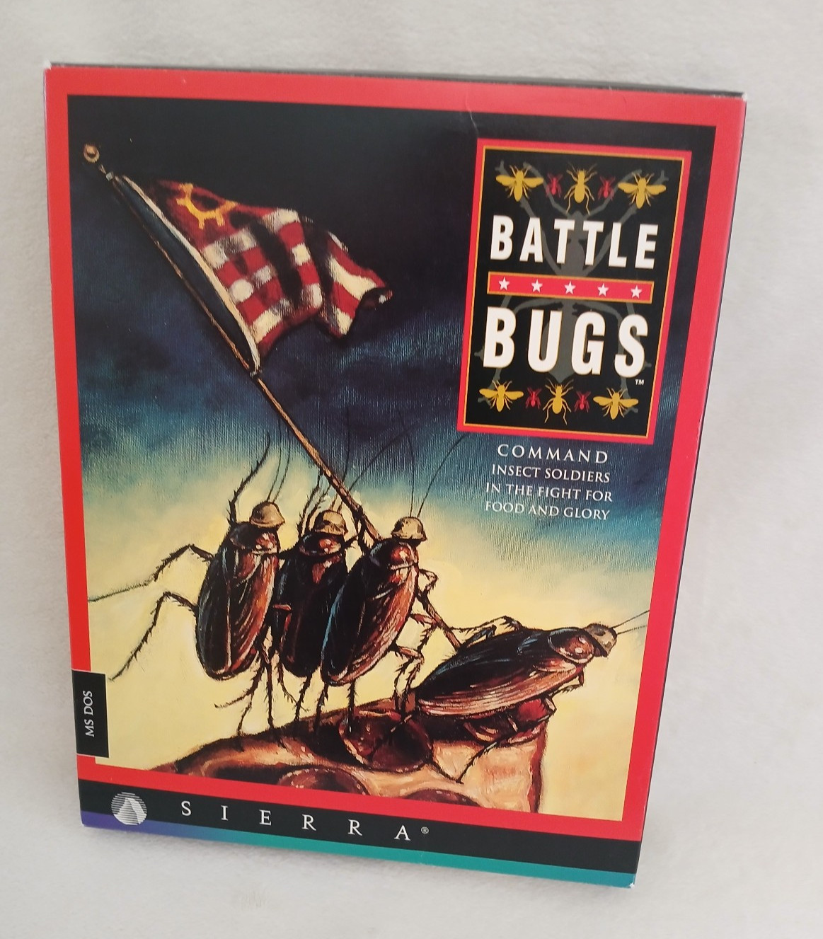 Vintage 1994 Sierra Battle Bugs! PC Big Box 3.5 disk