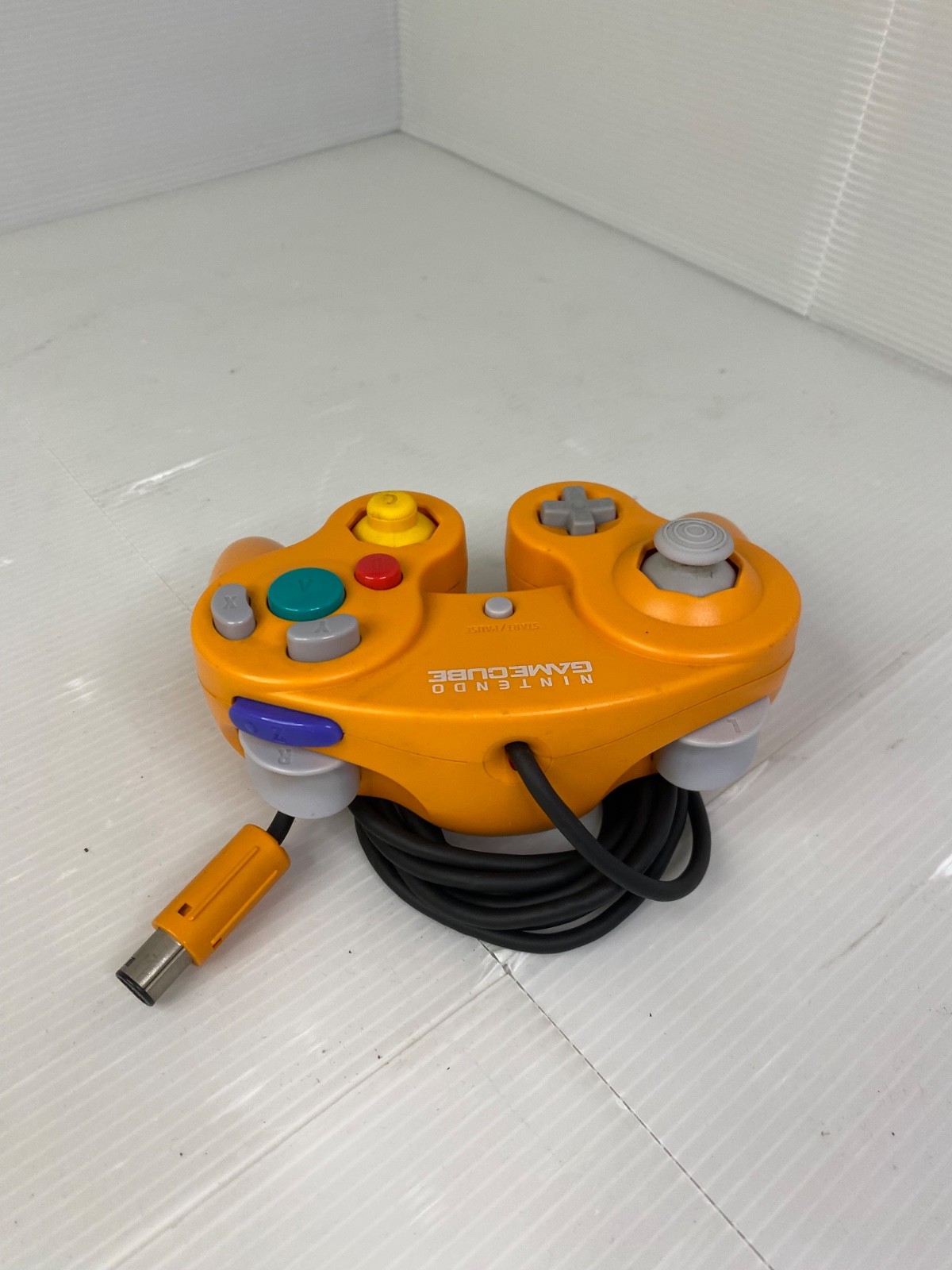 Original Nintendo GameCube Spice Orange Controller TIGHT JOYSTICKS TESTED US