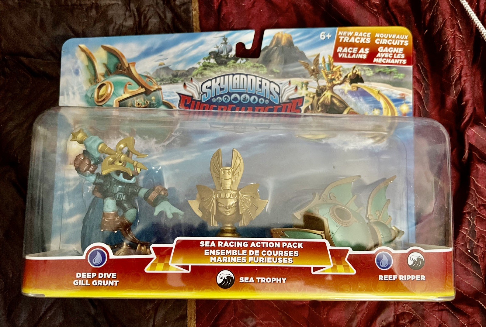 Skylanders Superchargers Sea Racing Pack Gill Grunt Sea Trophy Reef Ripper