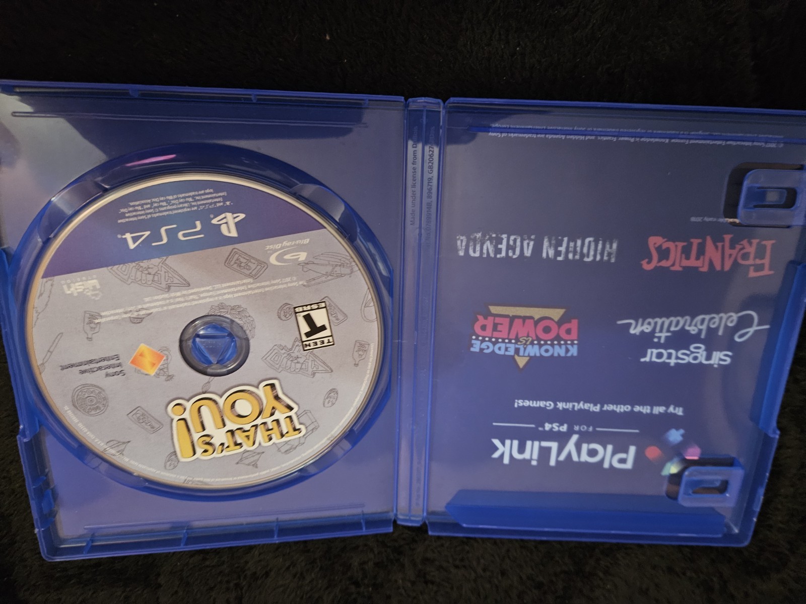 That’s You (PS4) PEGI 12+ Board Game – No Scratches NM – Tested Works