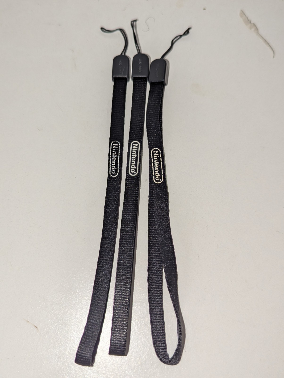 Lot Of 3 GENUINE OEM Nintendo DS Lite Black Wrist Strap Lanyard NTR-009