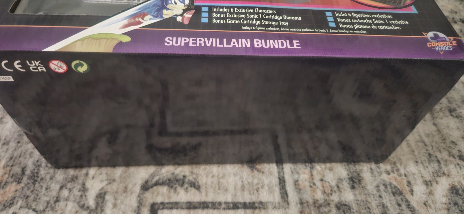 SEGA Genesis 16-Bit Supervillain Bundle w/ Sonic 1 Diorama, Bonus Tray