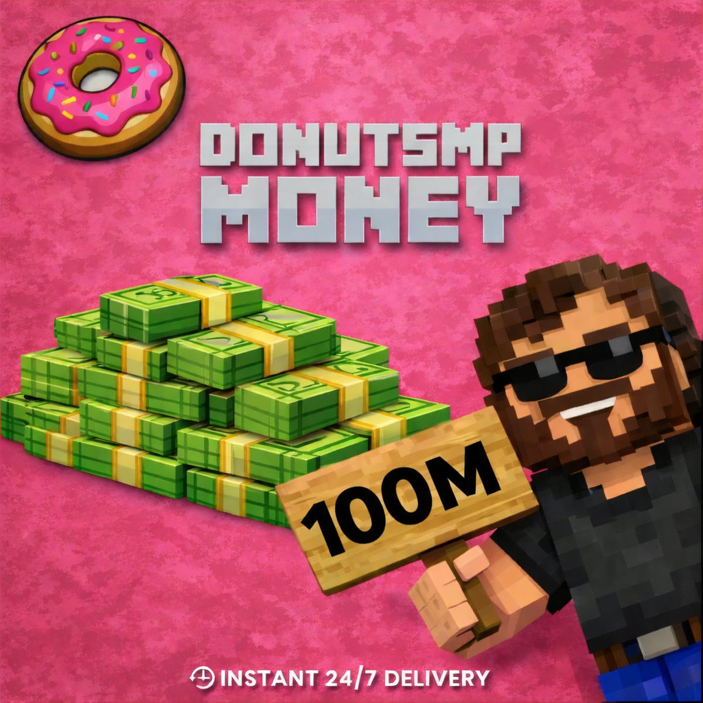 Cheapest Donut SMP 💸Money | Items | 10m-1B | Bulk ✅| 24/7 Service