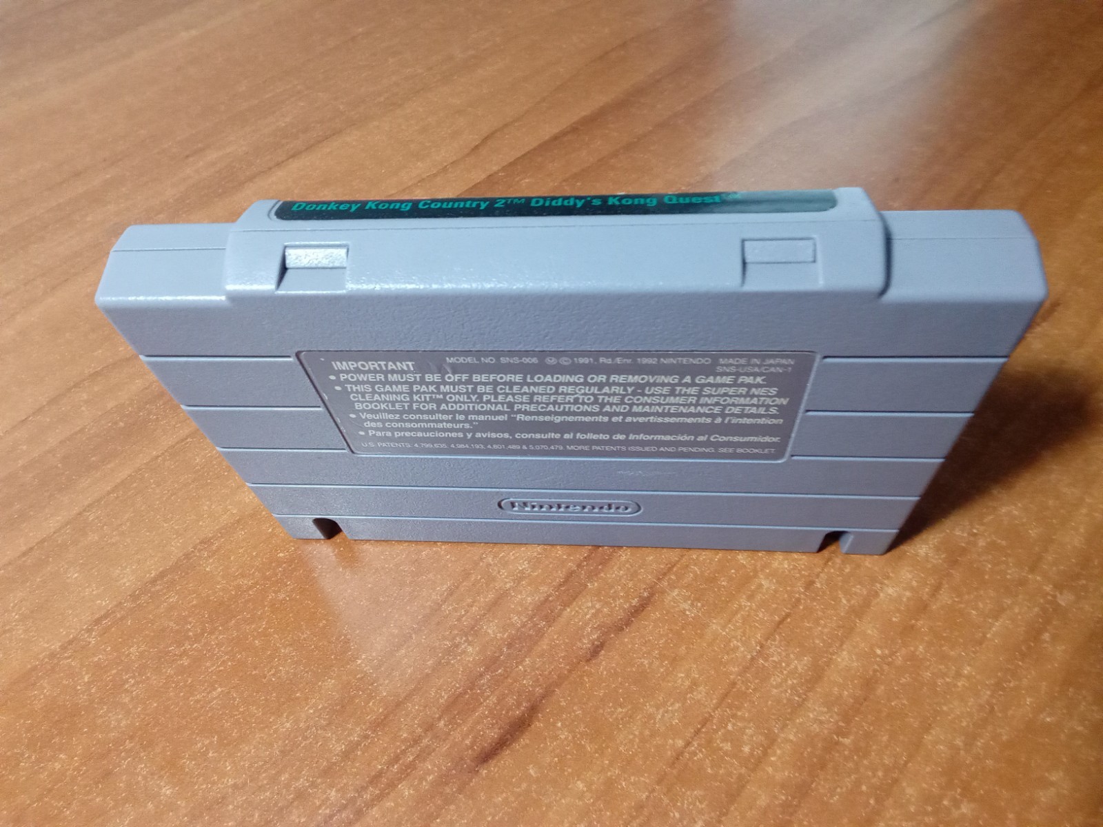 Donkey Kong Country 2: Diddy’s Kong Quest (Super Nintendo SNES, 1995) *TESTED*
