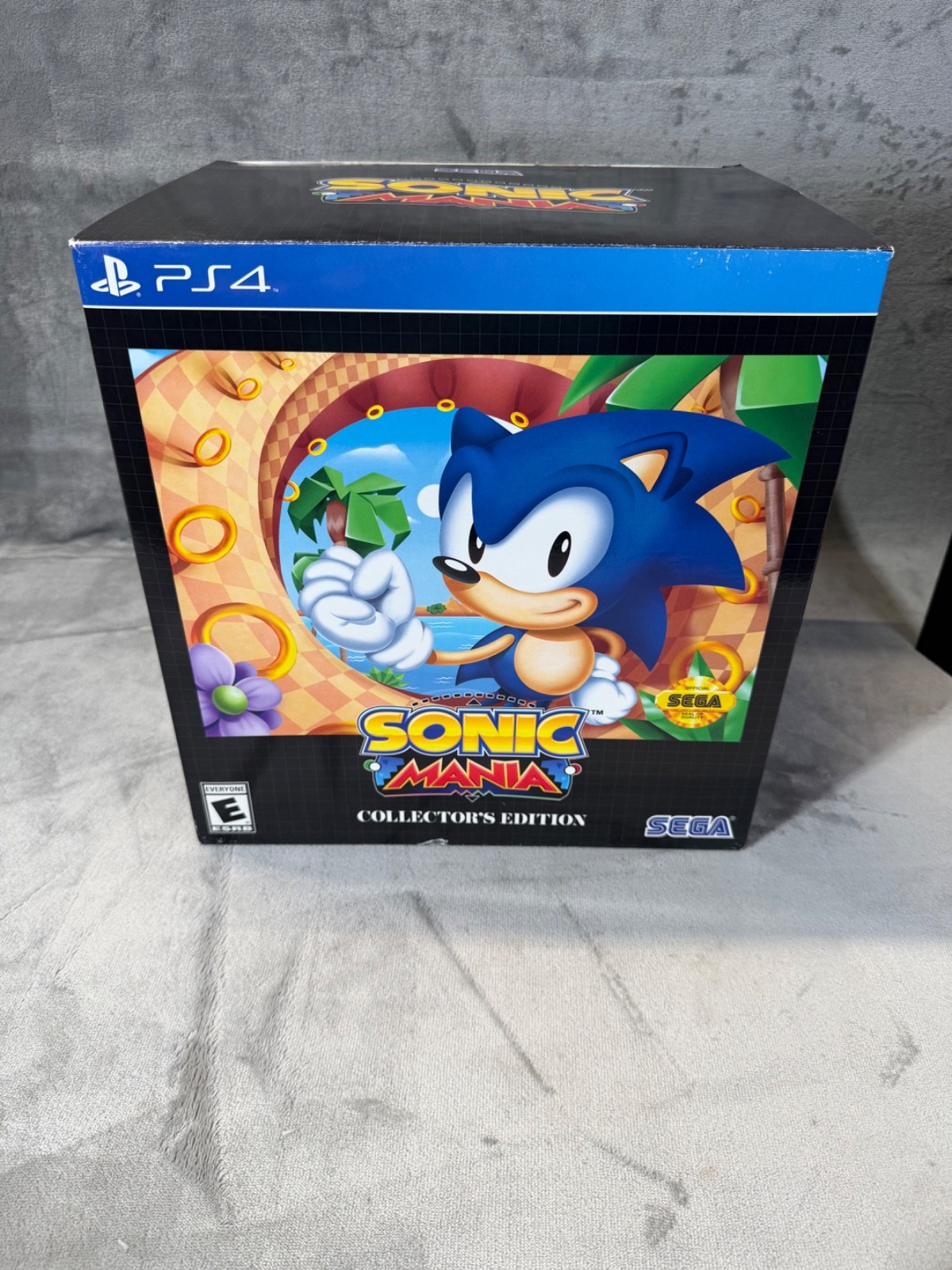 Sonic Mania Collectors Edition Sony PlayStation 4 PS4 Video Game Sega *NO GAME*