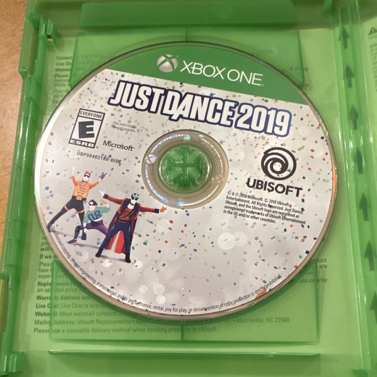 Ubisoft Just Dance 2019 Just Dance Series Xbox One 2018 Multiplayer w/ Case