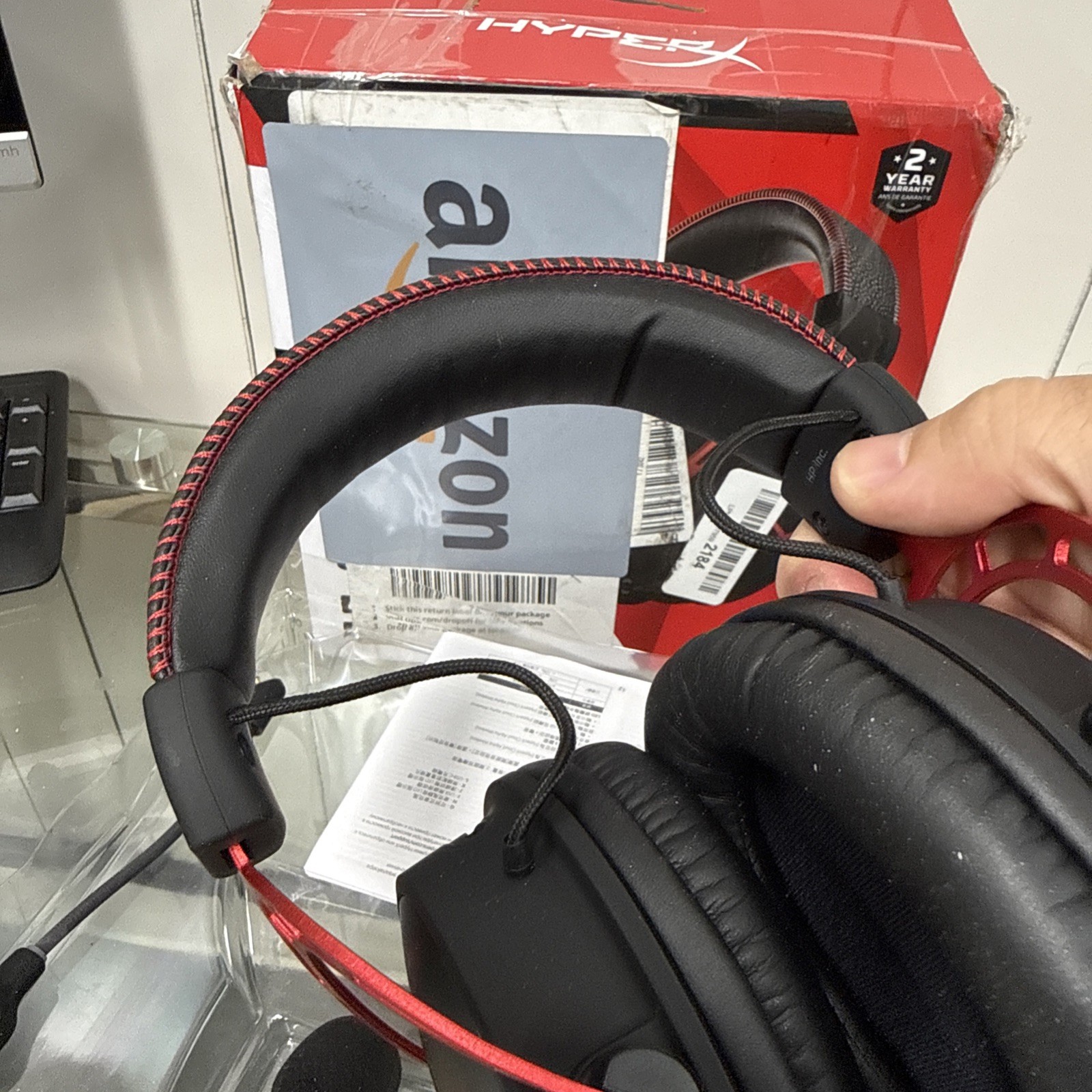HyperX Cloud Alpha Wireless DTS Headphones – CA002 – Black/Red – PC, PS5, PS4