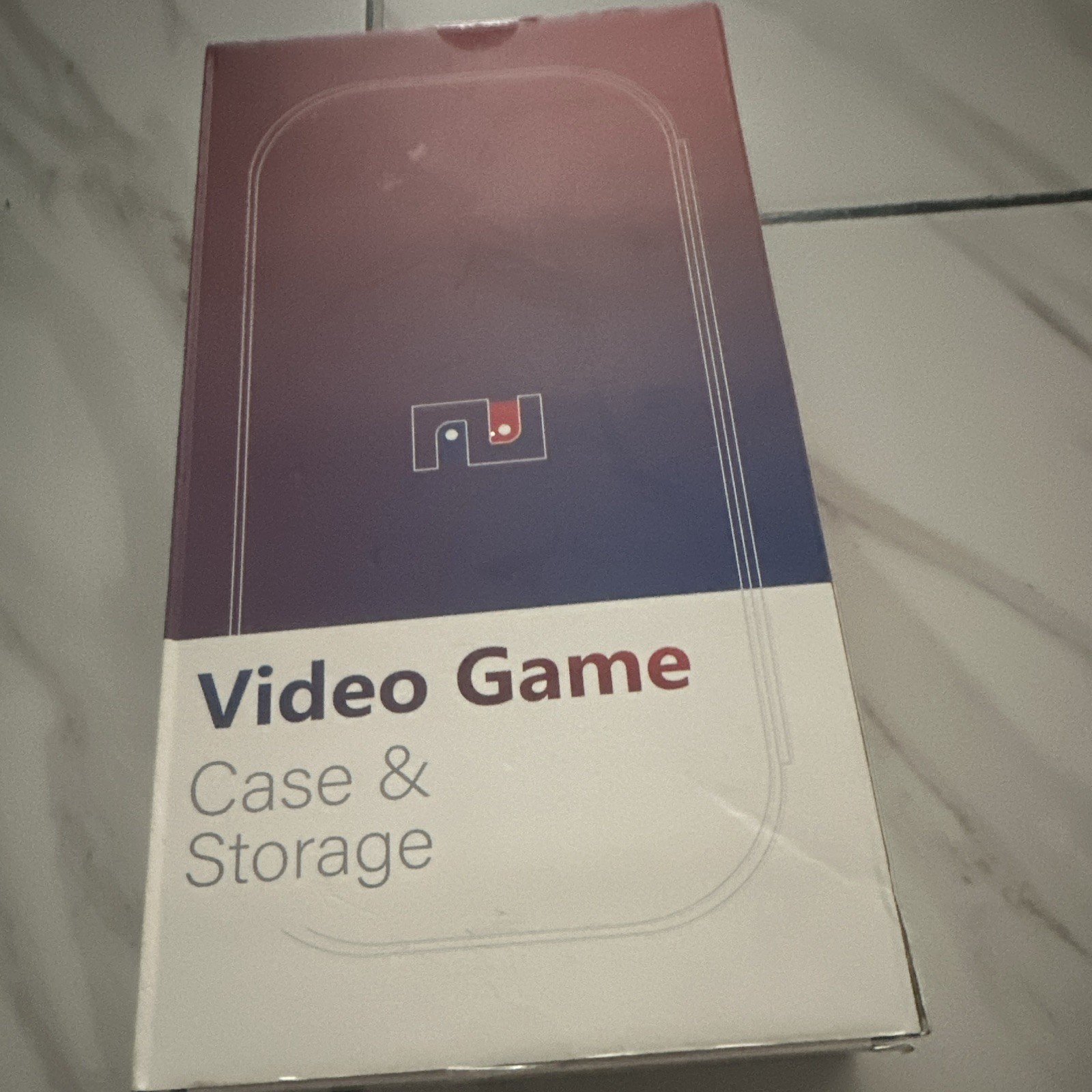 Game Case Storage Protective Organizer Multi-Color White Purple Red X004N1KN87
