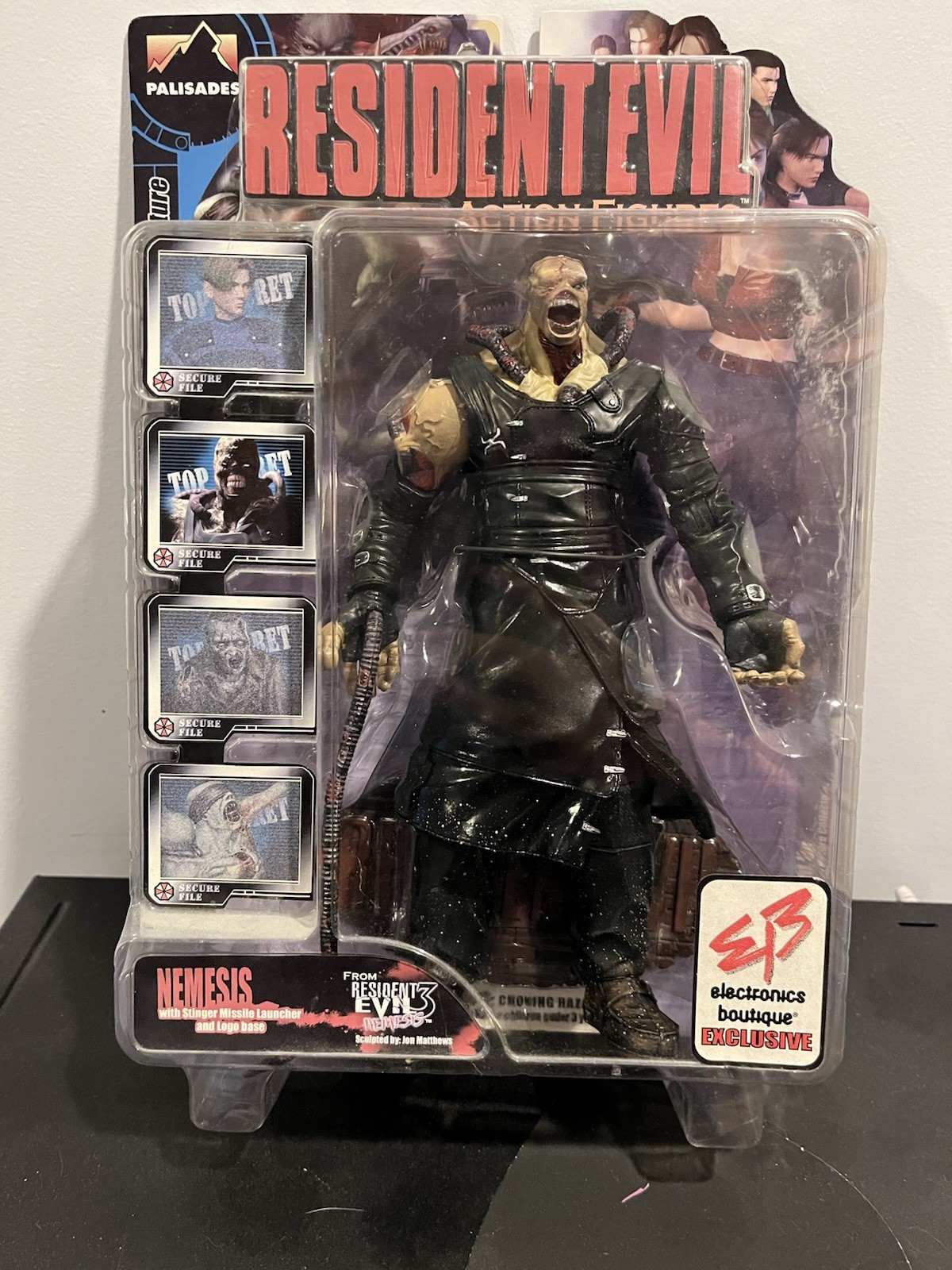 Sealed – Resident Evil Nemesis Action Figure Palisades EB Exclusive Variant2001