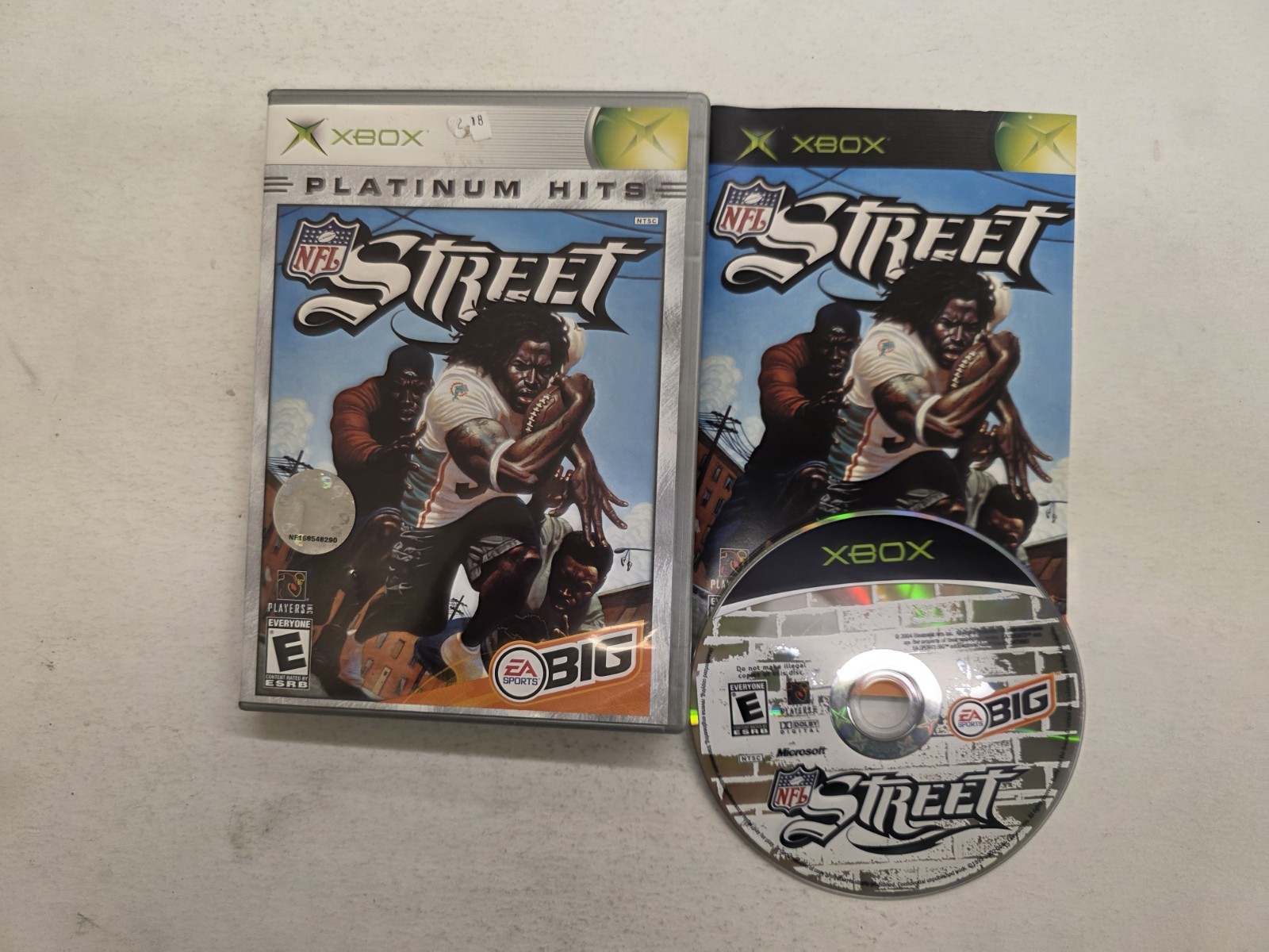 NFL Street Microsoft Xbox 2004 EA Sports BIG Arcade Football CIB Complete Manual