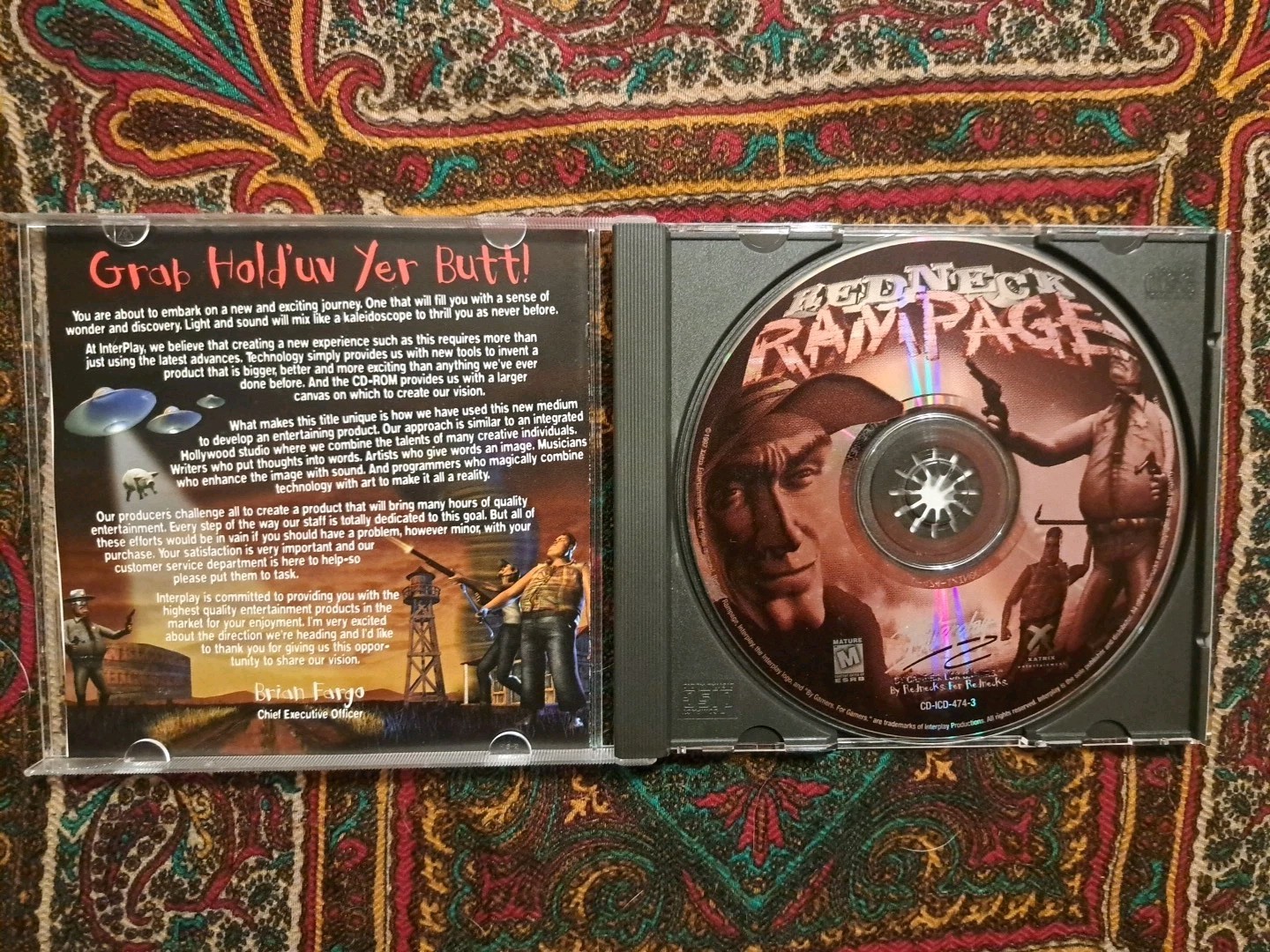 Redneck Rampage & Rides Again: Arkansas PC CD-ROM Game Lot Interplay Productions