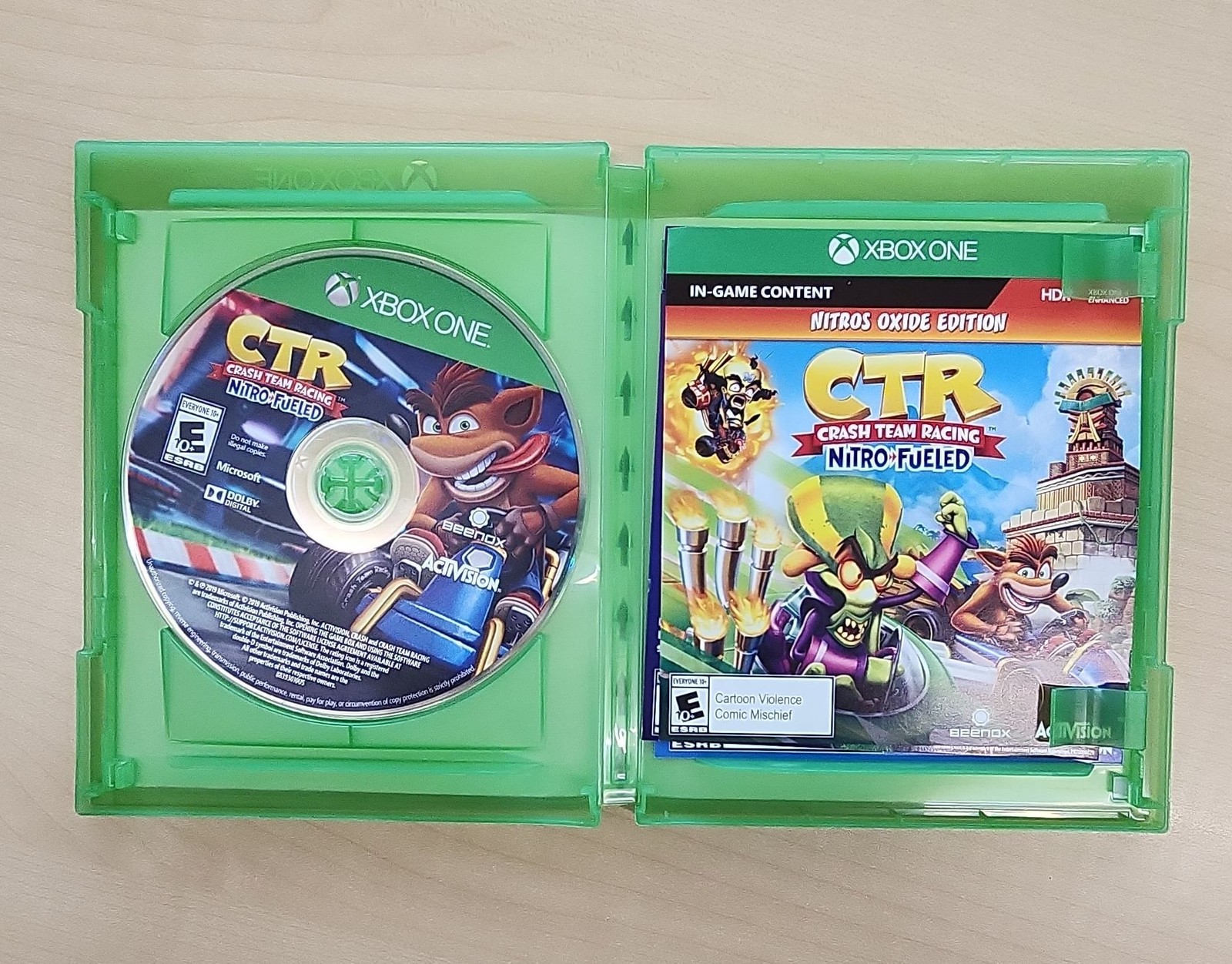 Crash Team Racing Nitro Fueled Nitros Oxide & Pin Bundle for Xbox One