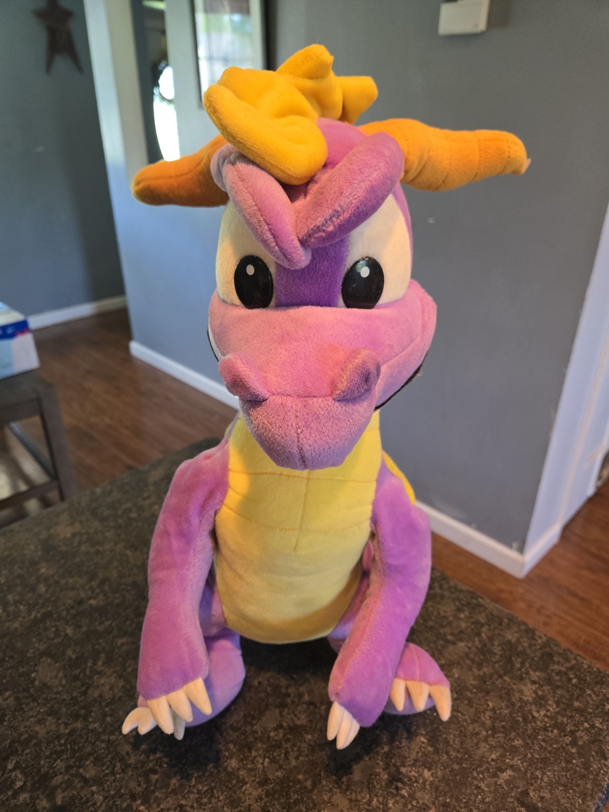 Vintage 2001 Plush Stuffed Spyro The Dragon Plush 23″ Tall
