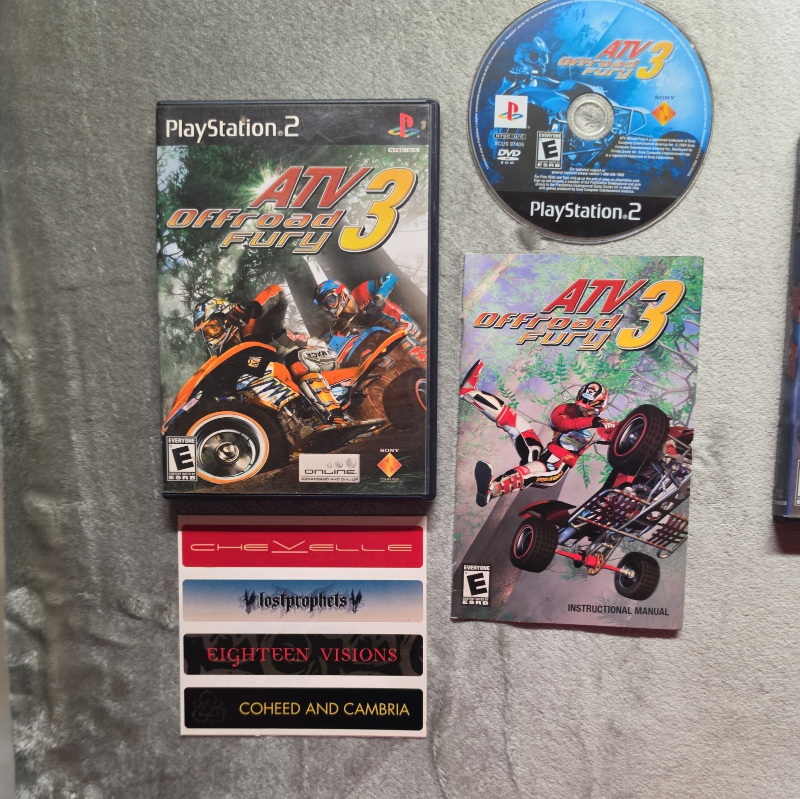 ATV Offroad Fury 1 2 3 & MX vs Lot – PS2 (PlayStation 2) Tested and Complete