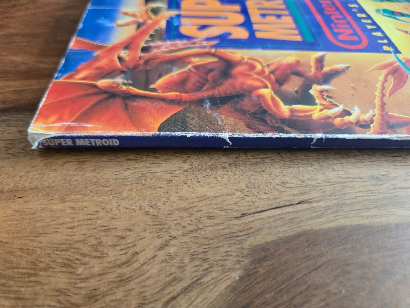 Super Metroid Nintendo Player’s Guide w/ Fold Out Map, Cover Damage :(